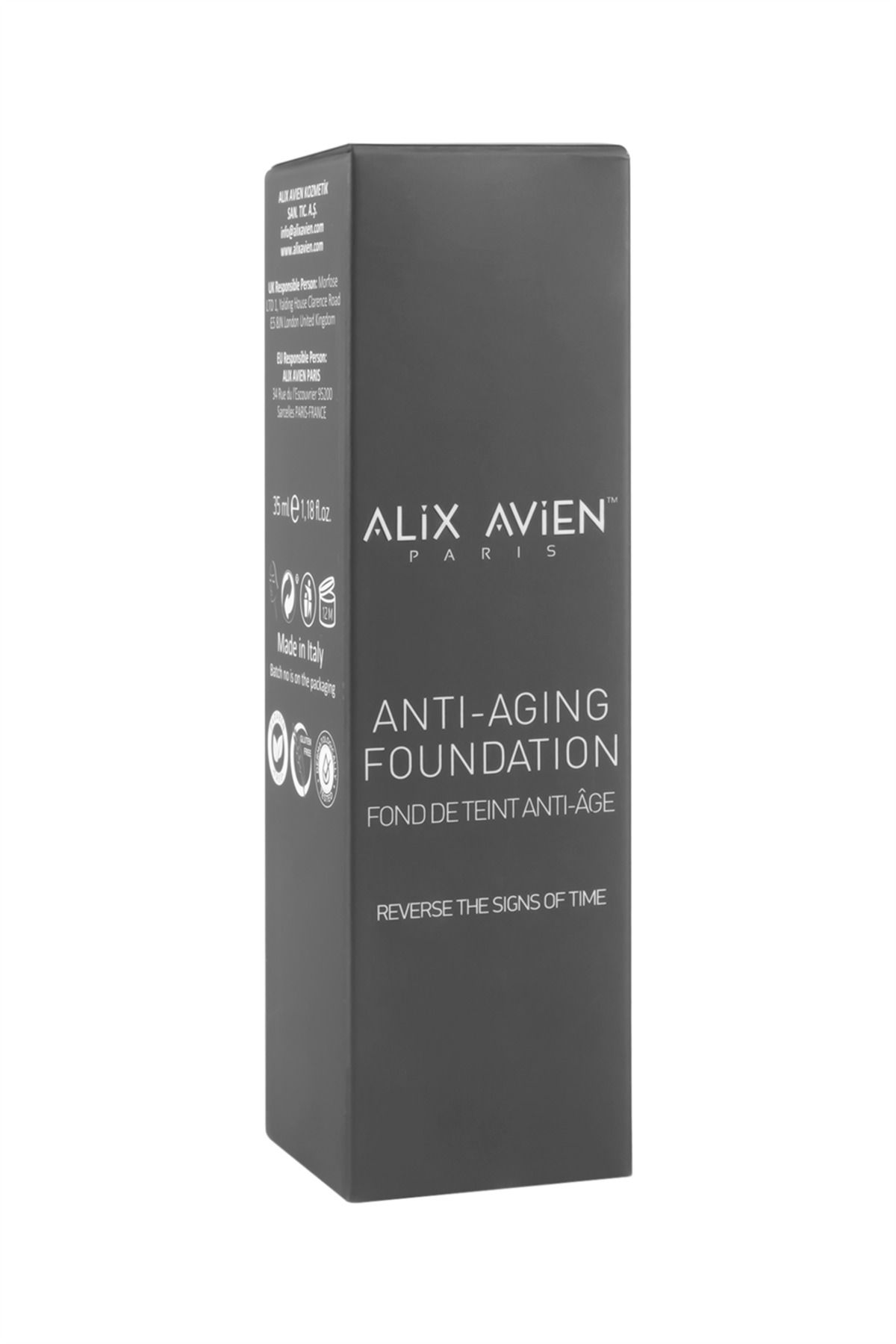 Alix Avien-Anti Aging Foundation with Vitamins - Anti-Aging, Spf15 Moisturizing Deep Peach 6