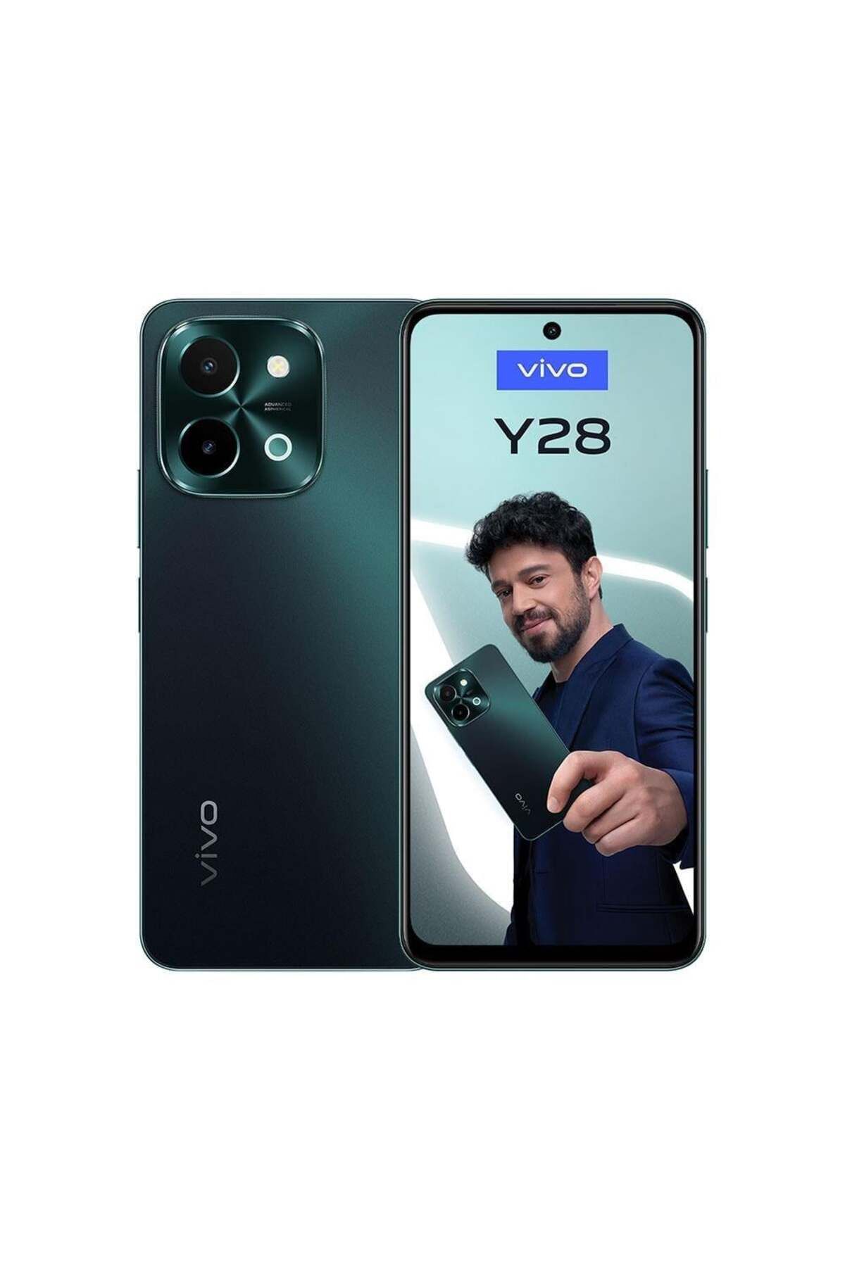 vivo Y28 8/128 Gb Akıllı Telefon Metalik Yeşil