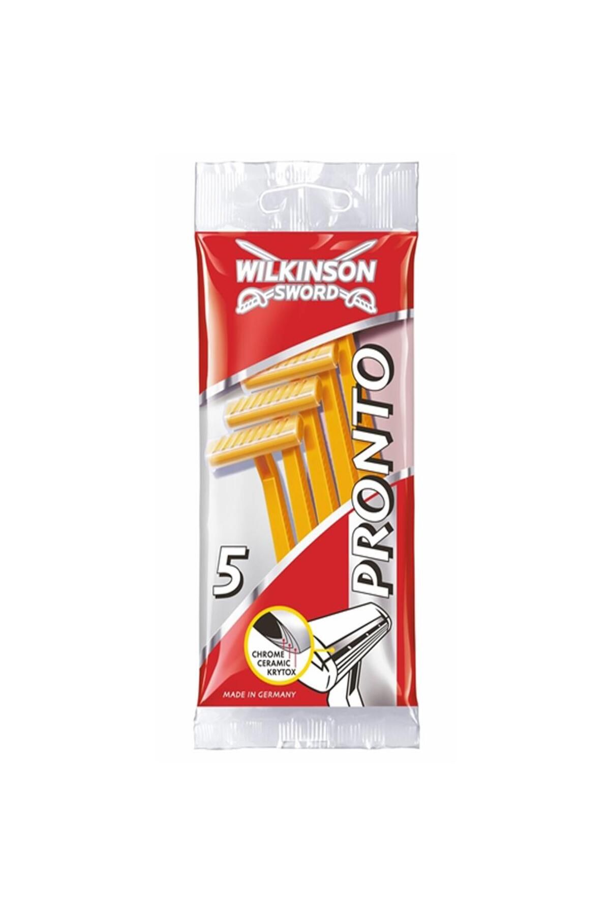 Wilkinson-Sword Pronto Single Blade 5-Piece Disposable Razor 1
