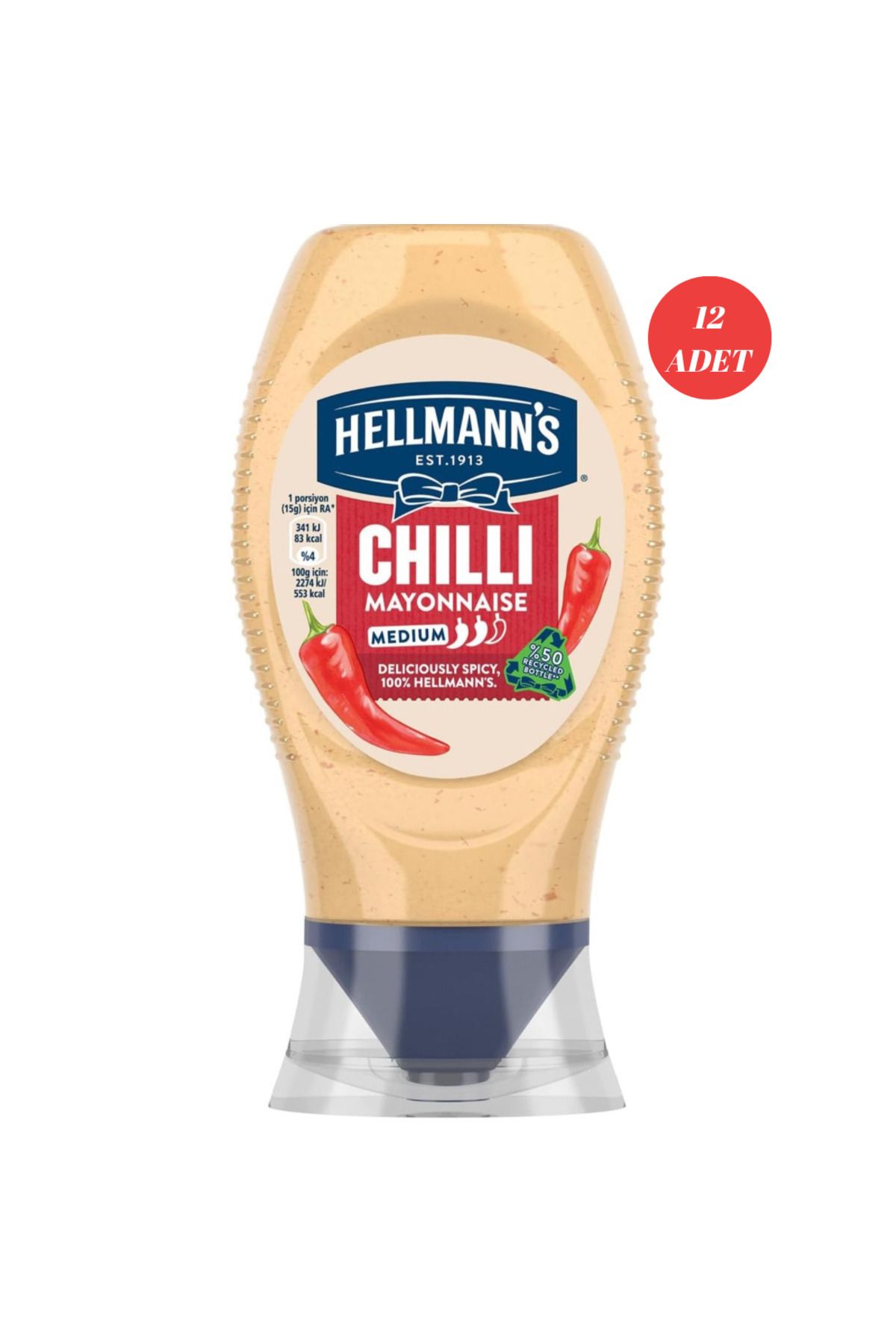 Hellmann's Hellmann’s Chili Mayonez x12 Adet