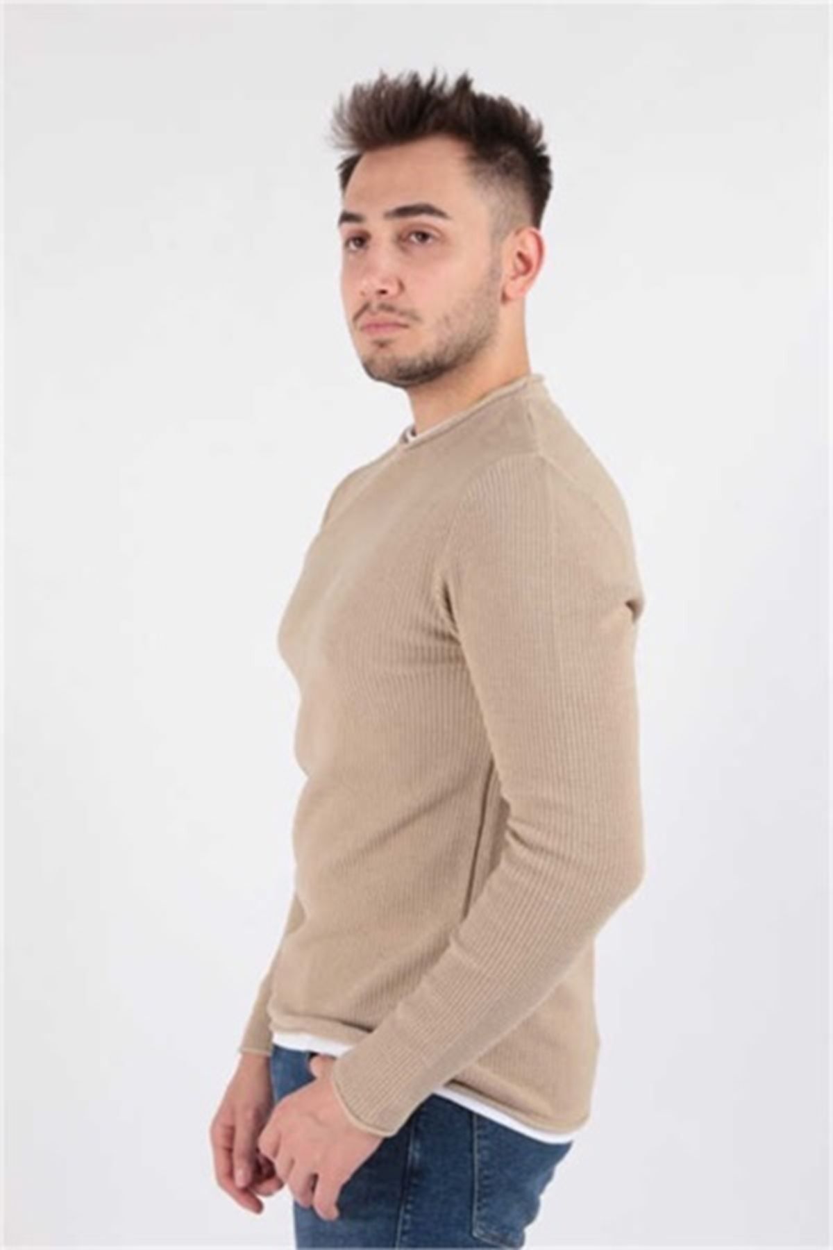 Cazador-Beige Men's Sweater 3001 4