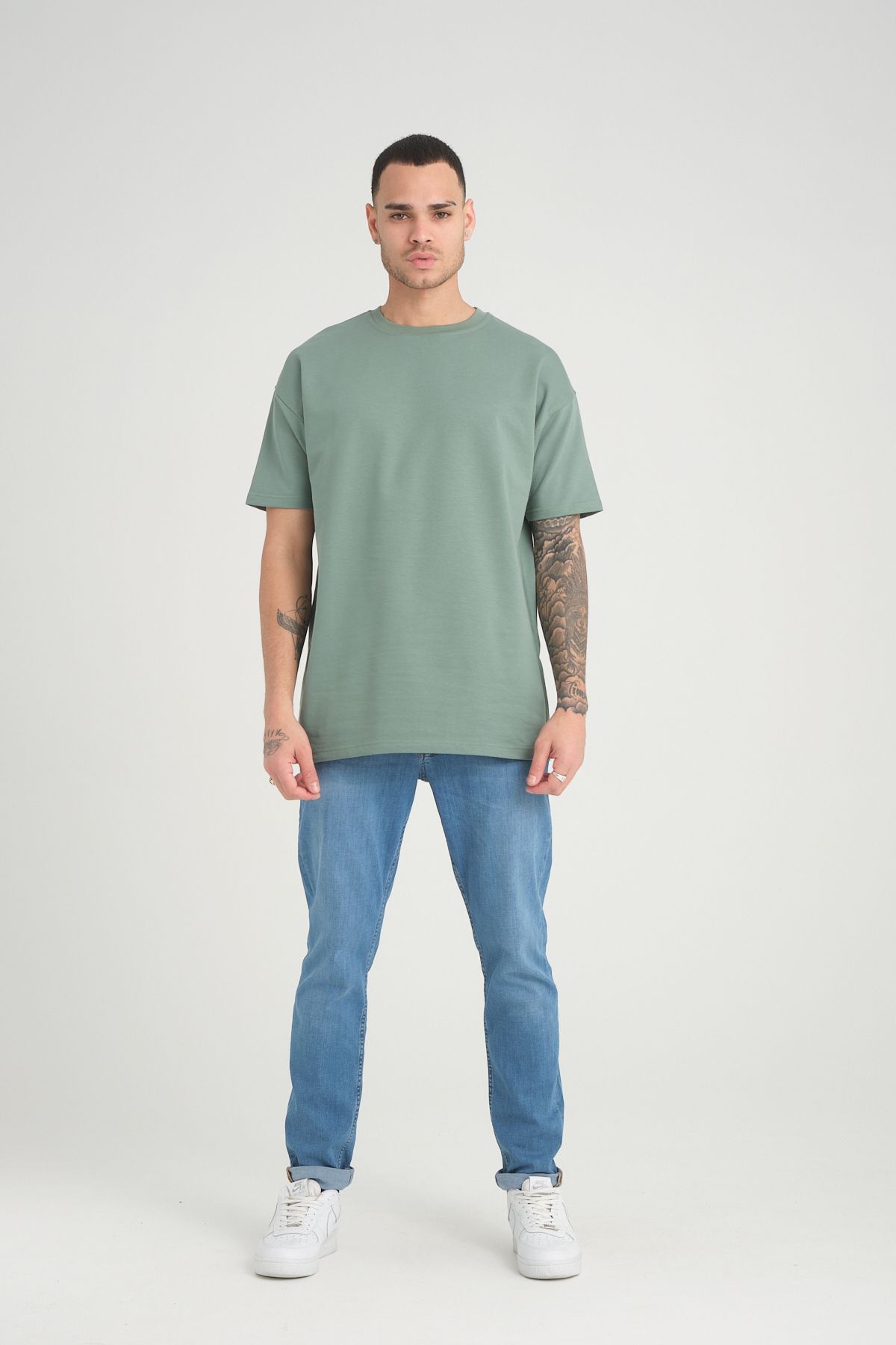 GRODYT-GRODY.T basic unisex relaxed oversize tshirt Mildew 6