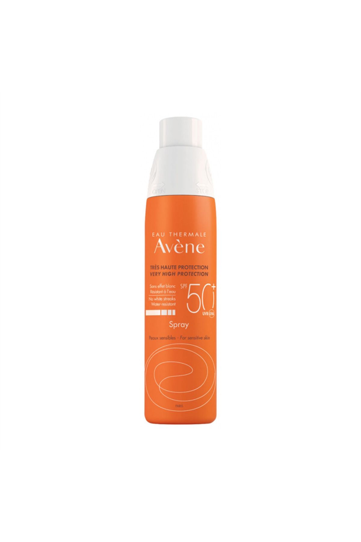 اسپری بدن حساس پوست ضد آفتاب Spf 50 200 میلی لیتر Avene