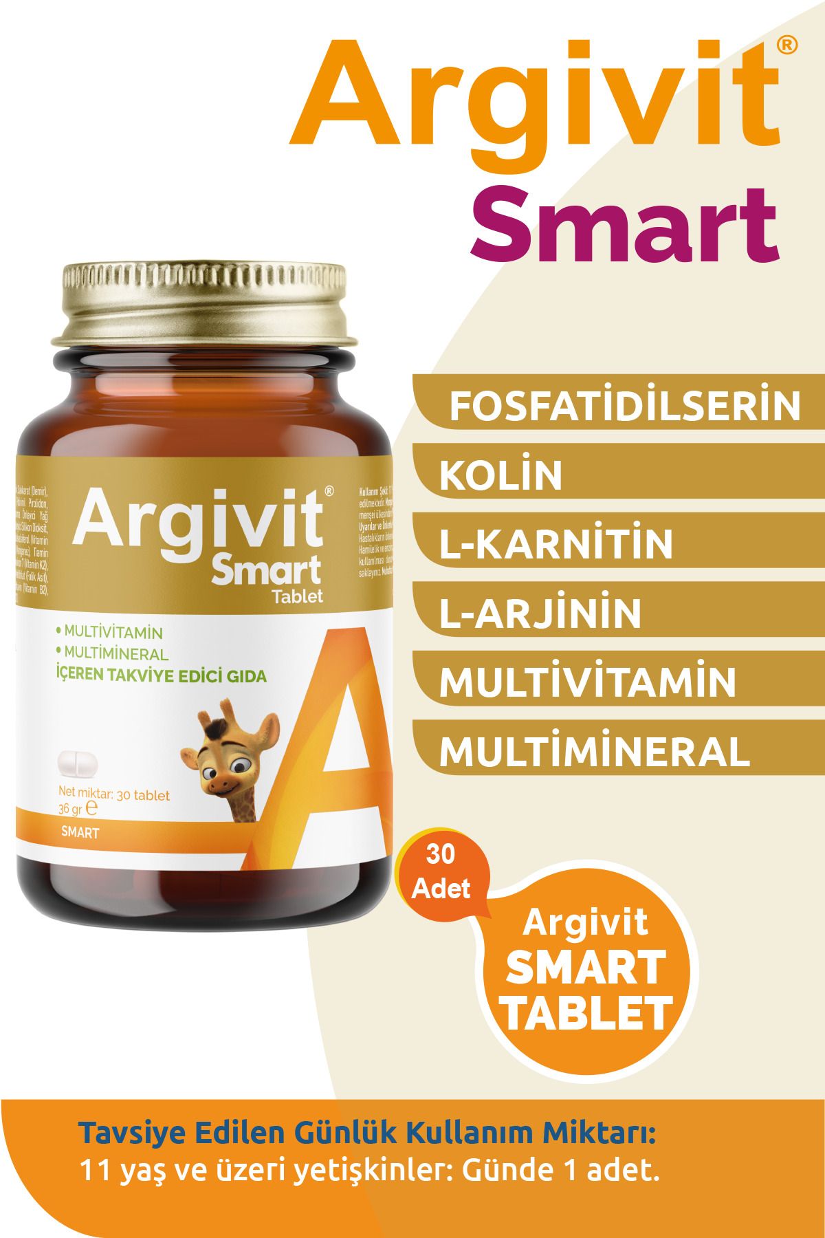 Argivit Smart 30 Tablet