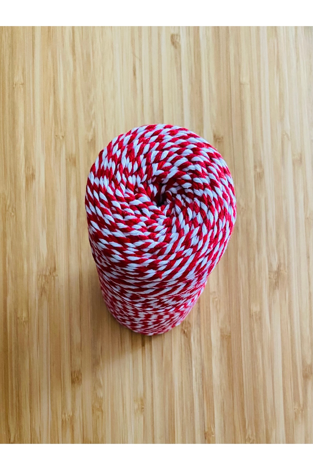 Öztürk-Marteniçka Luck and Wish Bracelet Lanyard. Color: Red White. Jewelry Making String 10 Meters. 2