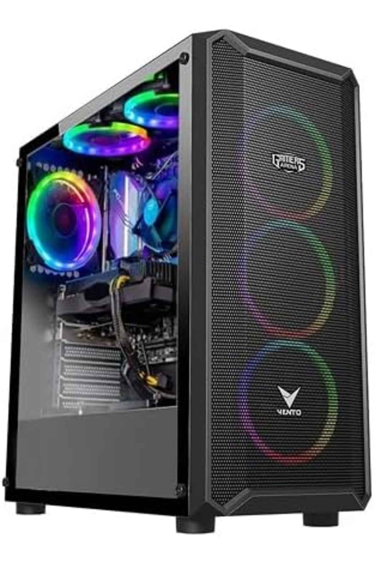 STOREMAX StShop GAMERS ARENA VG16AL MESH FSP 650W 80+ HYPER PRO 4x120MM RGB FAN E-ATX GAMING KASA shpSt 10510