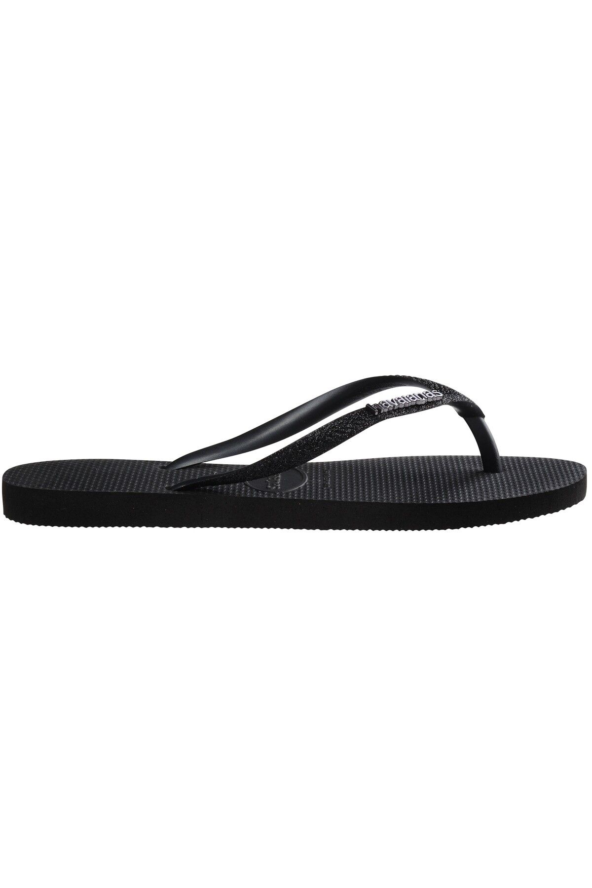 دمپایی مشکی زنانه سیاه Slim Gitter II خاکستری تیره Havaianas