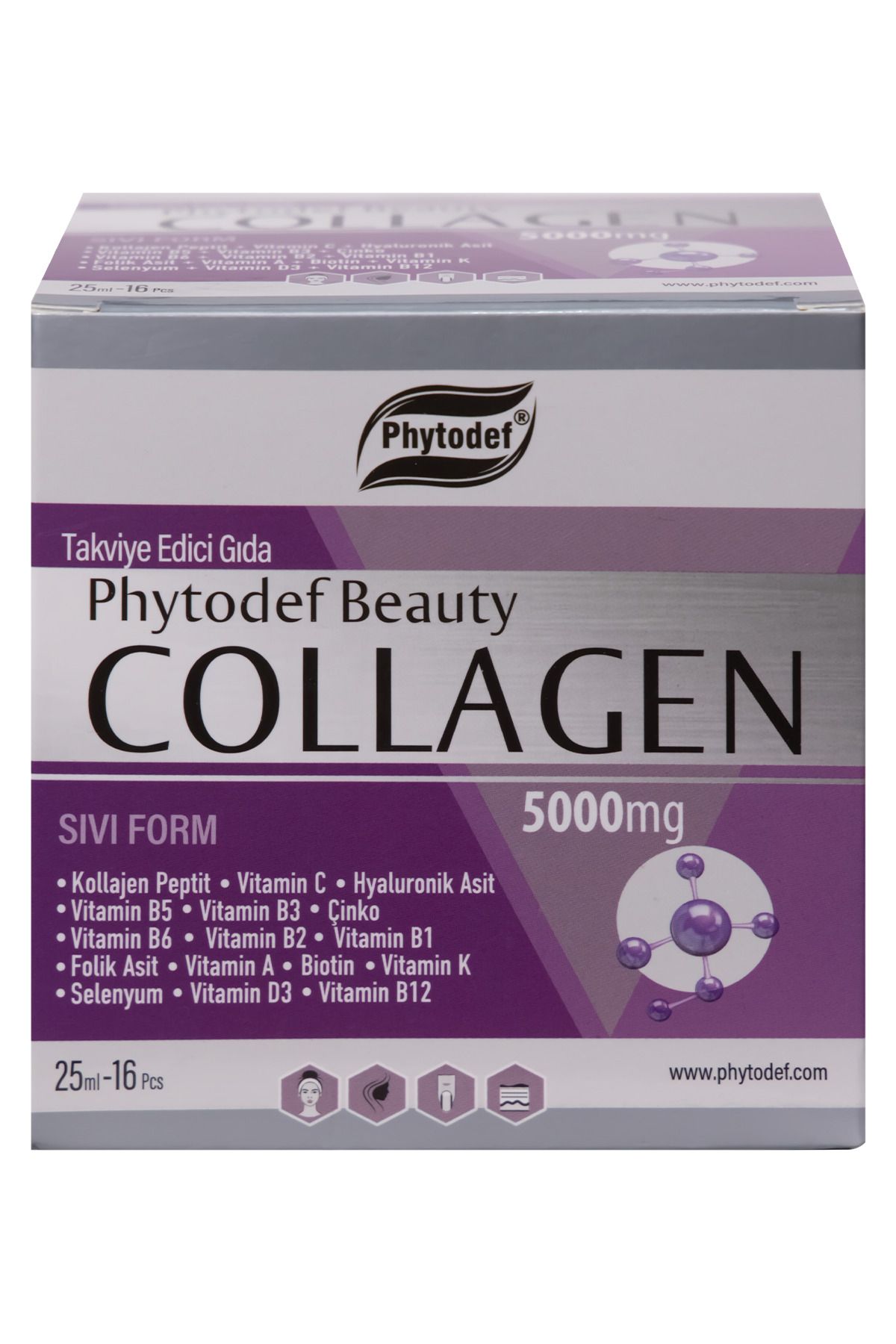 Phytodef Kolajen Likit Form - 25 Ml X 16 Adet