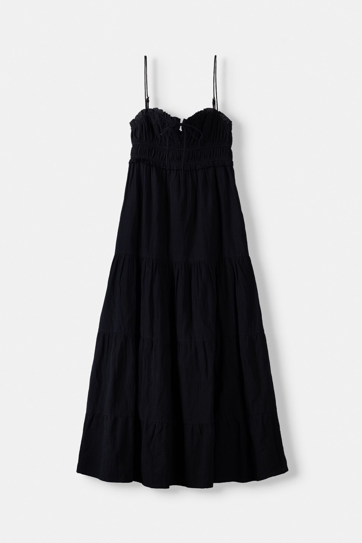 Bershka-Rustic midi dress with ruffles 3