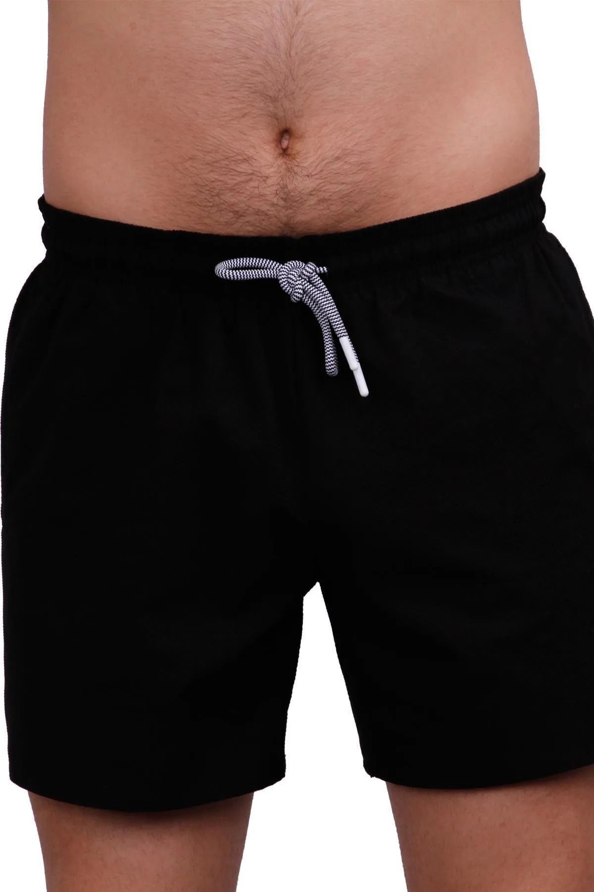 Exuma-Black Men's Swimsuit Shorts 1