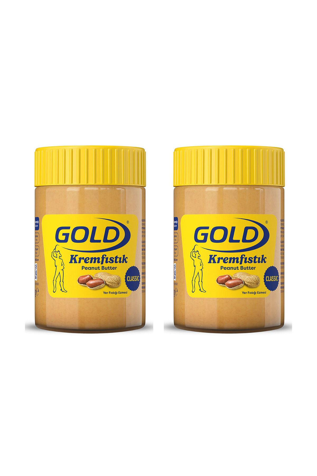 Gold Polmak Fıstık Ezmesi Classic 340 gr x 2 Adet