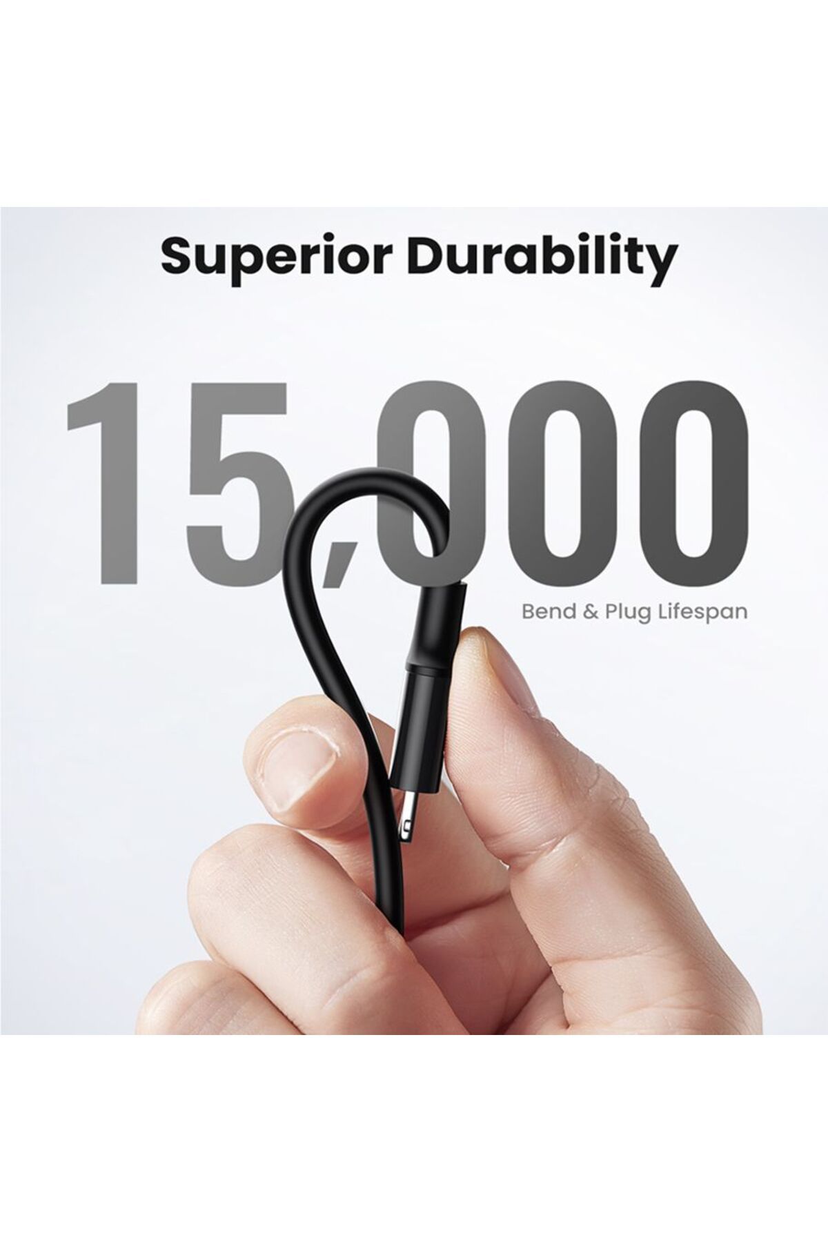 Ugreen-كابل شحن ومزامنة بيانات USB-C إلى Lightning بطول 1 متر - أسود 5