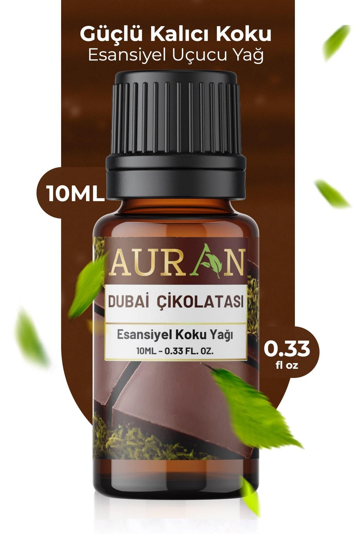 AURAN Dubai Çikolatası Esansiyel Uçucu Koku Yağı Buhurdanlık Yağı Difüzör Esansı Hobi Esansı 10ml