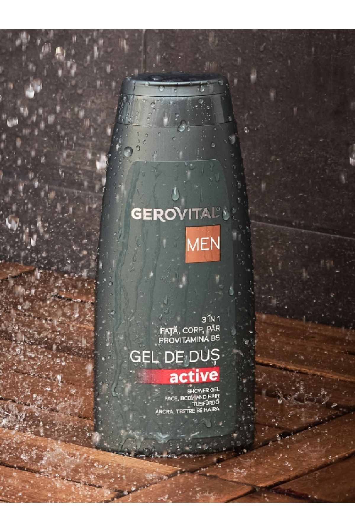 GEROVITAL-MEN GEL DE DUS ACTIVE 3IN1 400ml 3