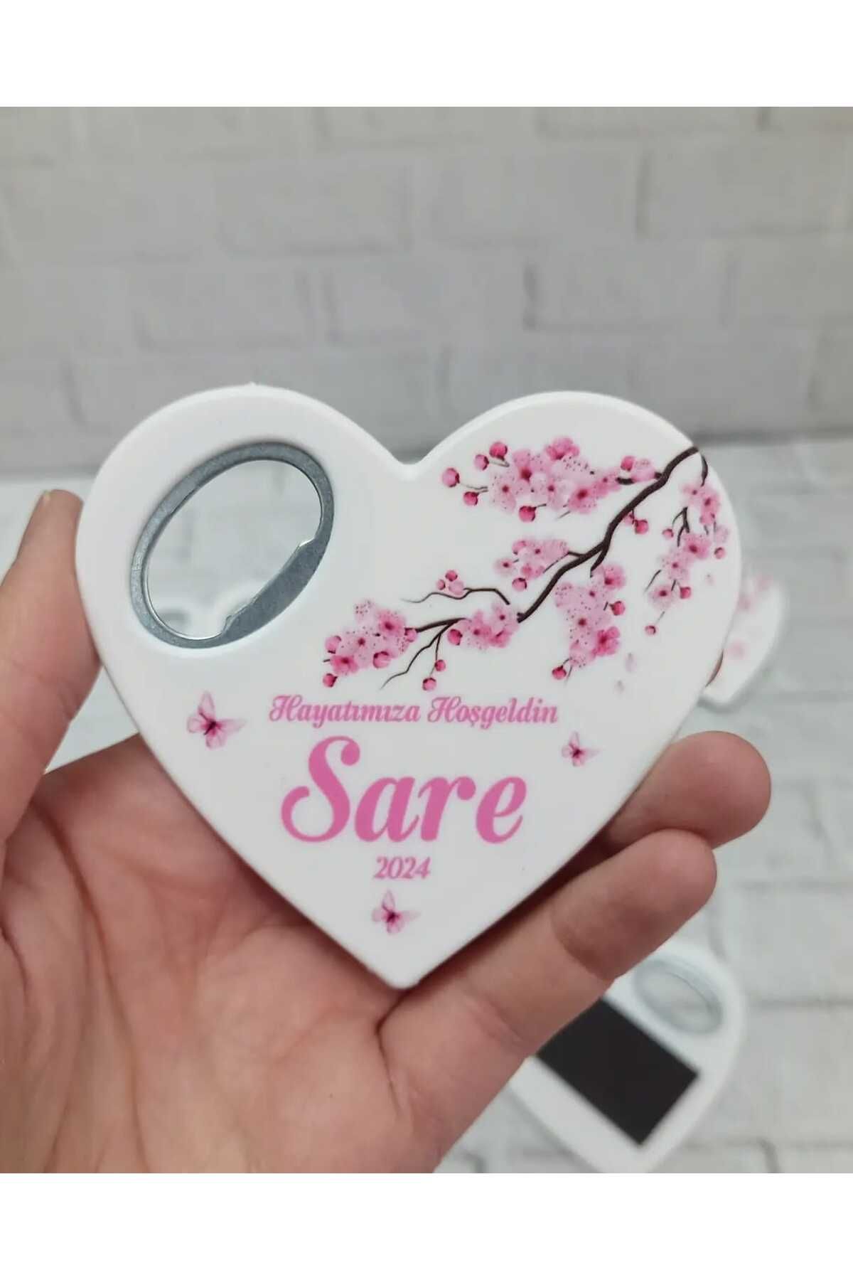 dekor artı 35 Adet Kalp Magnet Açacak Yeni Doğan, Doğum Günü, Sünnet, Nişan, Söz, Düğün Hediyelik