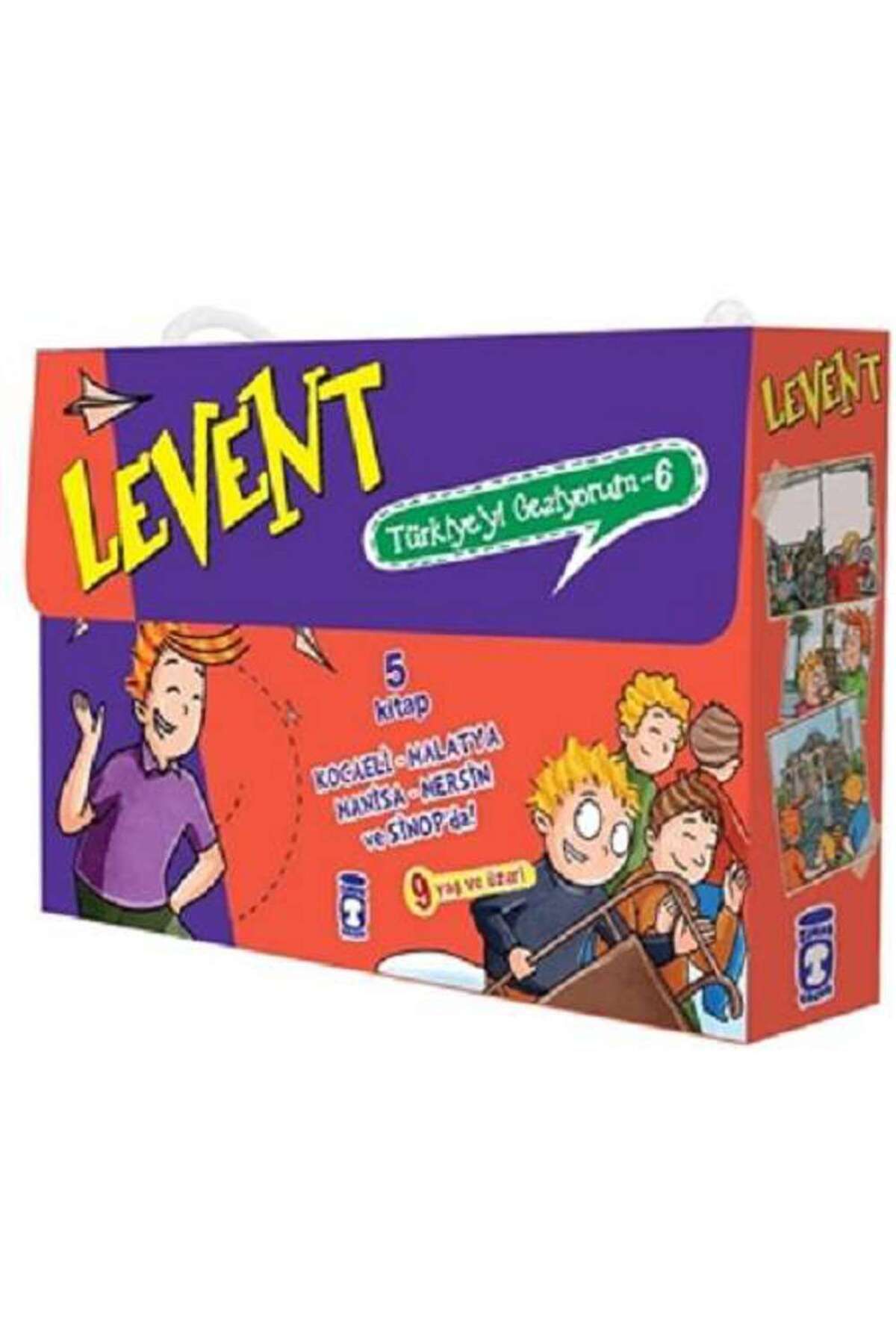Timaş Çocuk Levent Türkiye'yi Geziyorum 6 Set - (5 Kitap)