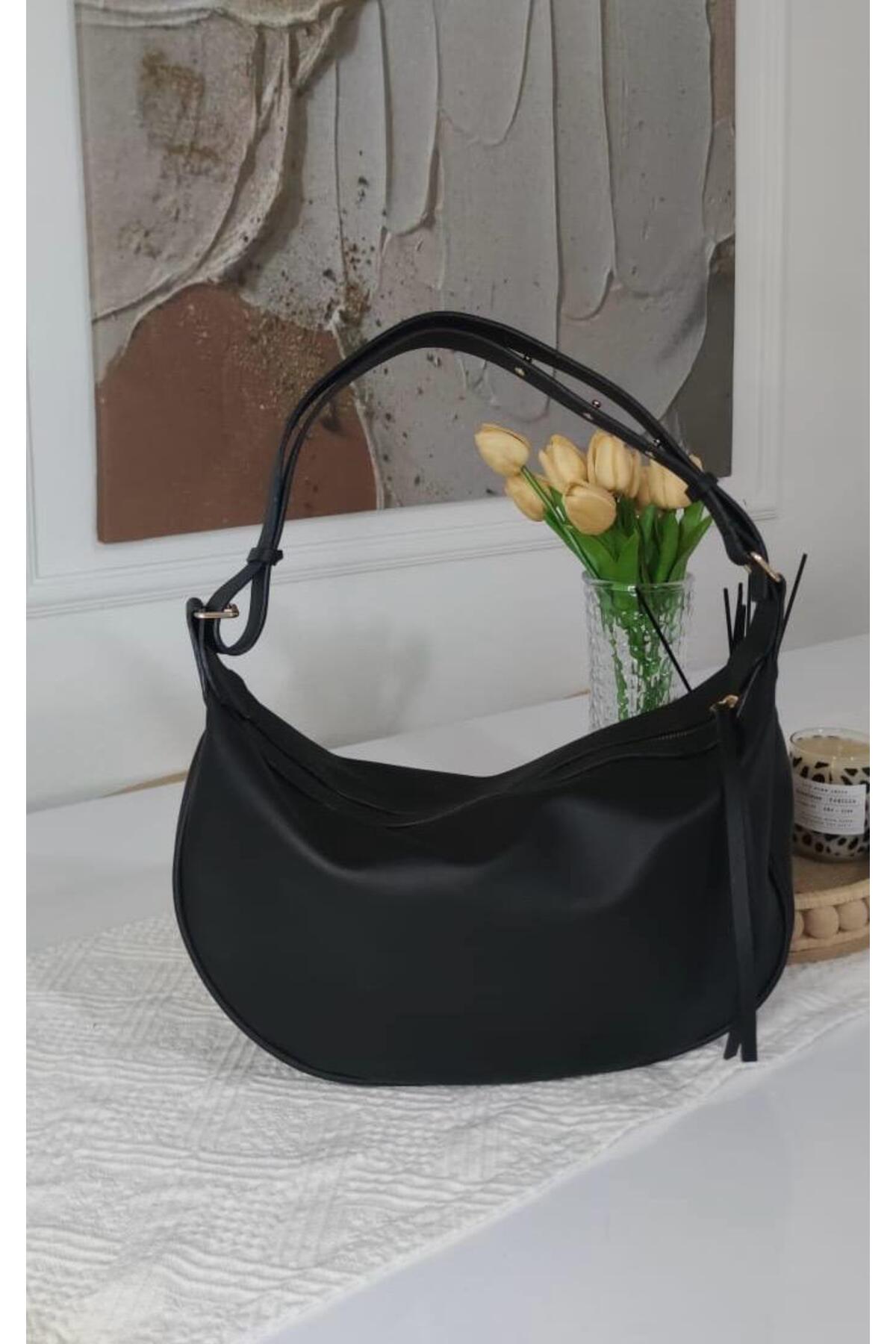 adrbags Fox Model El Ve Kadın Omuz Çantası Siyah - Fiyatı, Yorumları