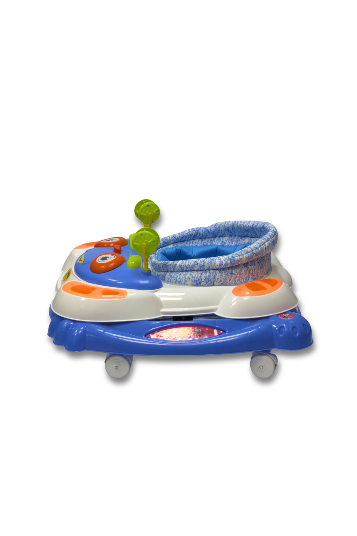 Kids 7 Ayak Bebek Yürüteç göz modeli Mavi Beyaz fotoğrafı 4 (önizleme)