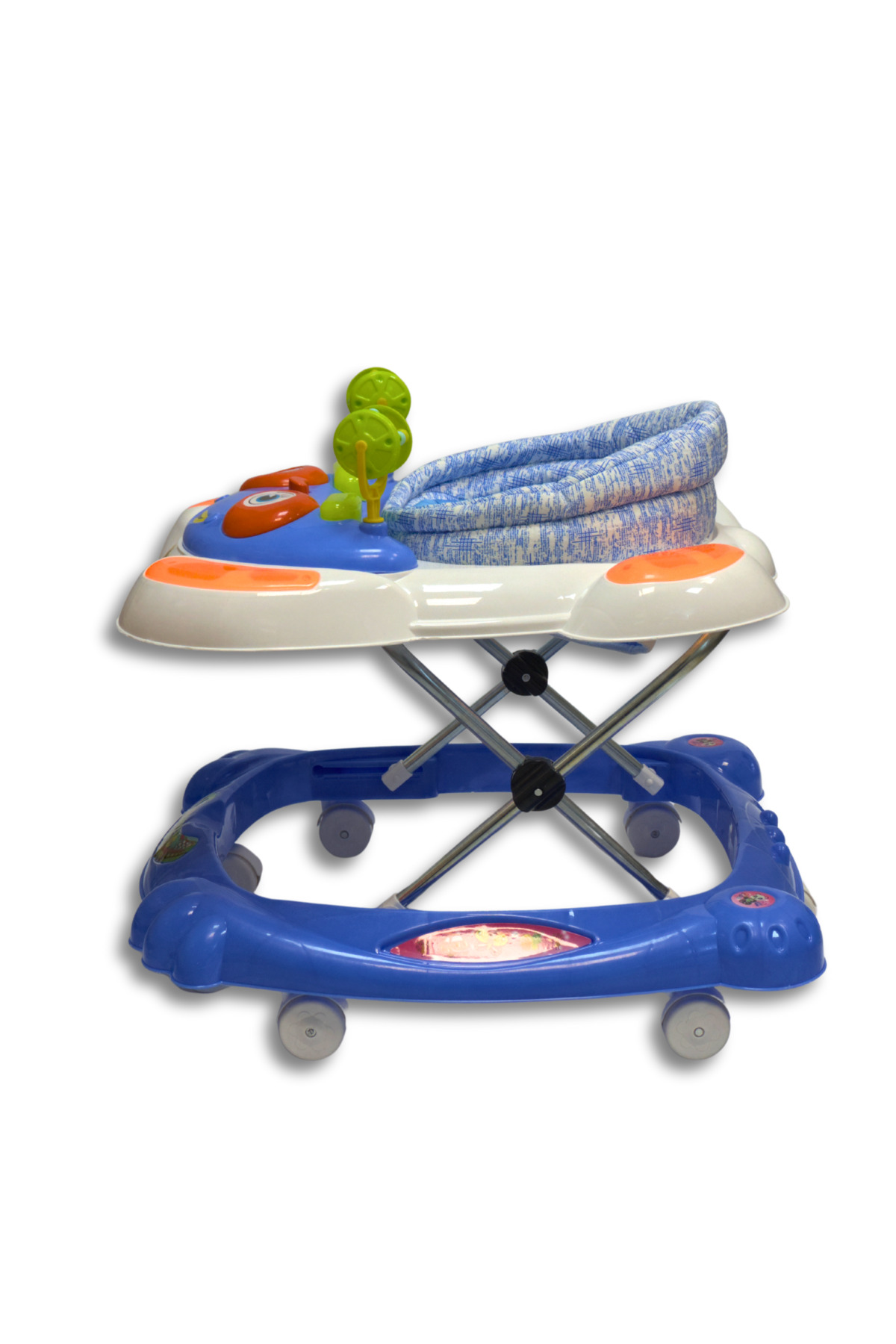 Kids 7 Ayak Bebek Yürüteç göz modeli Mavi Beyaz fotoğrafı 5 (önizleme)