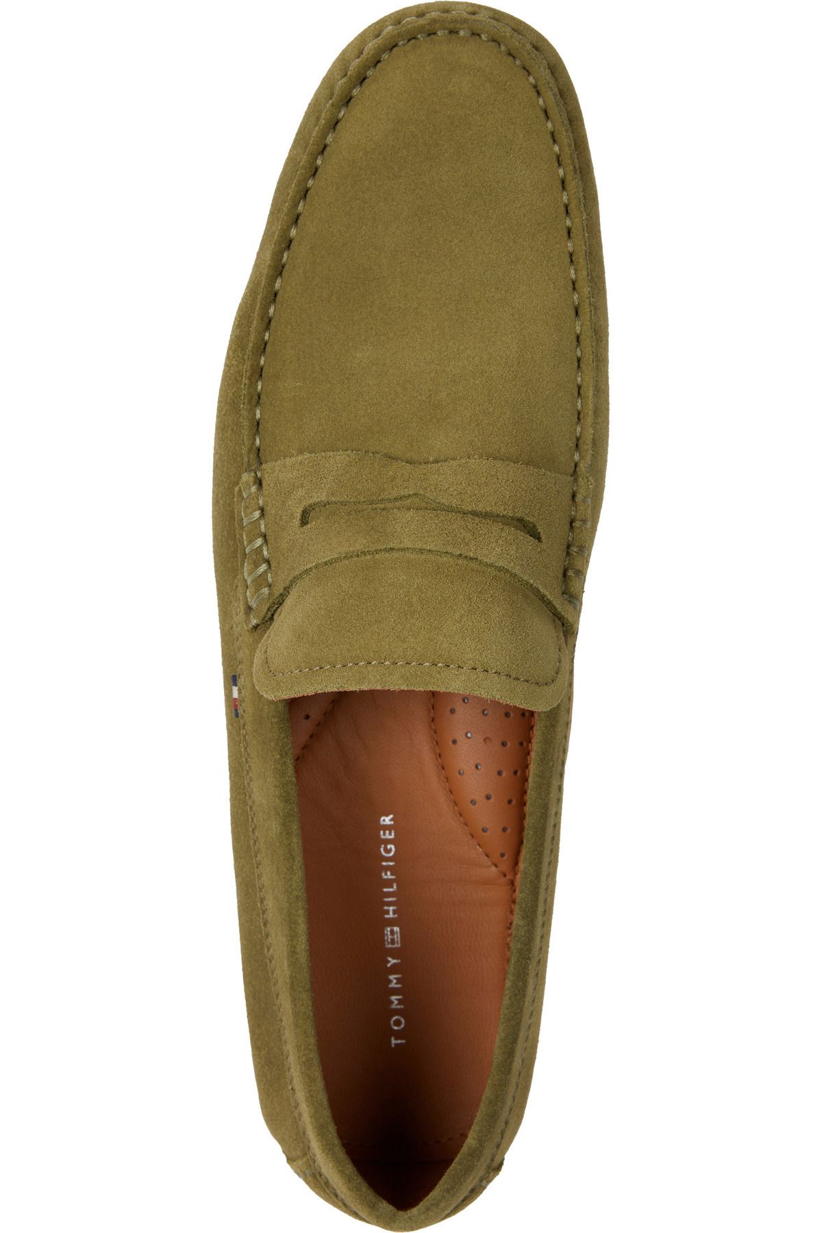 Tommy Hilfiger-Suede Cleat Flag Driver Shoes 5