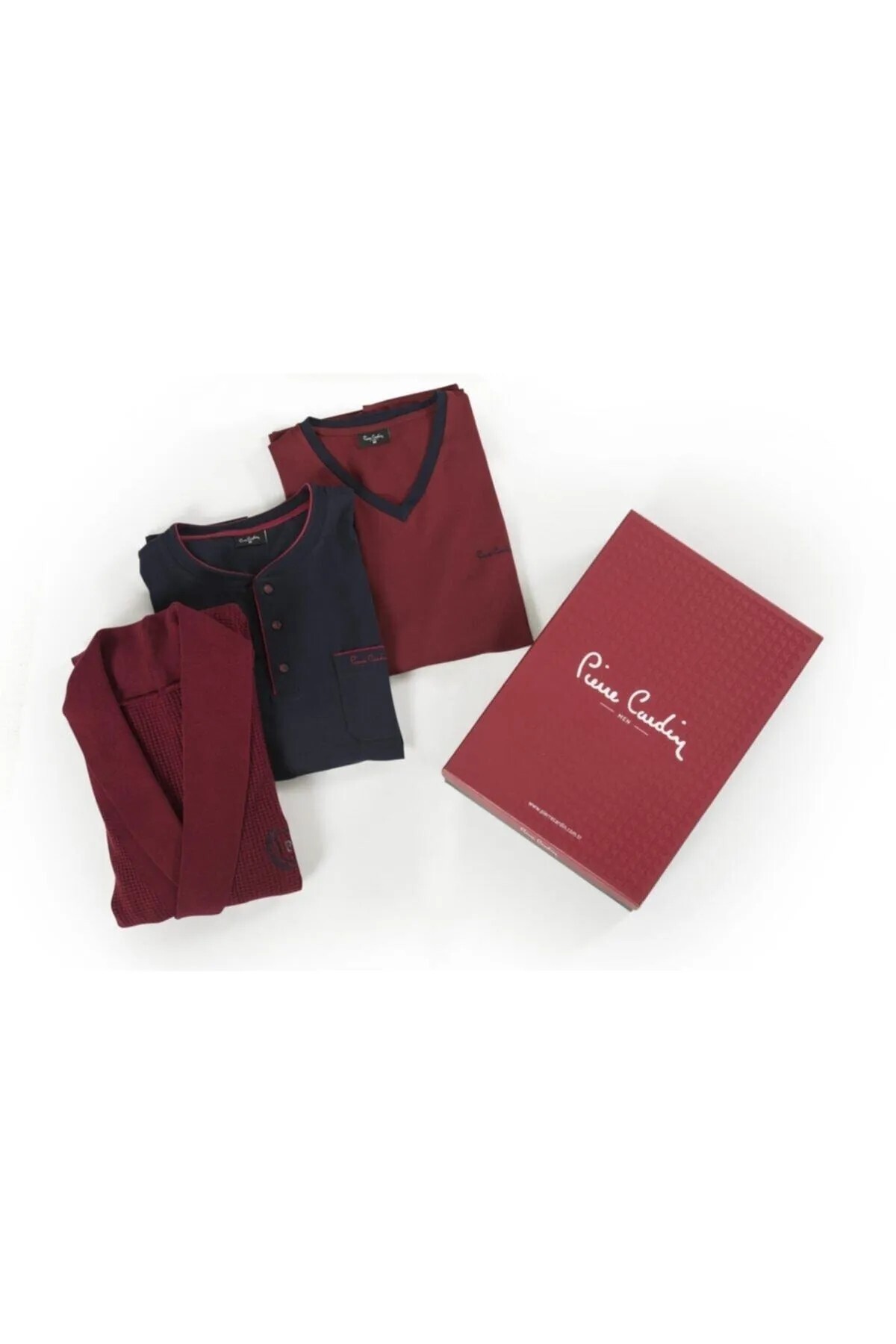 ست پیژامه و لباس خواب مردانه راسته آستین بلند | پیر کاردین Pierre Cardin THCLVR.55.PC.95.VR - تصویر 5