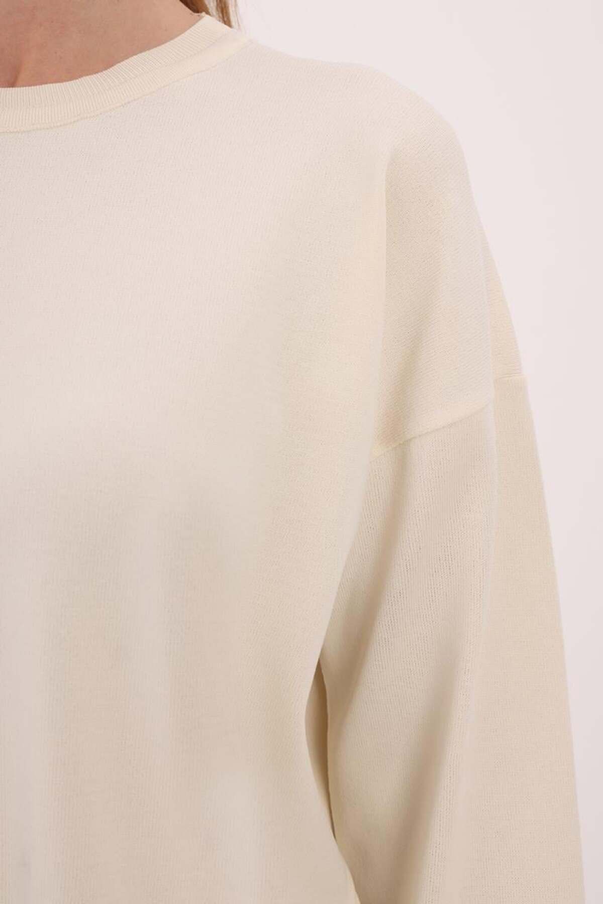 ALLDAY-Ecru-Manchet Duble Folded Tunic 5
