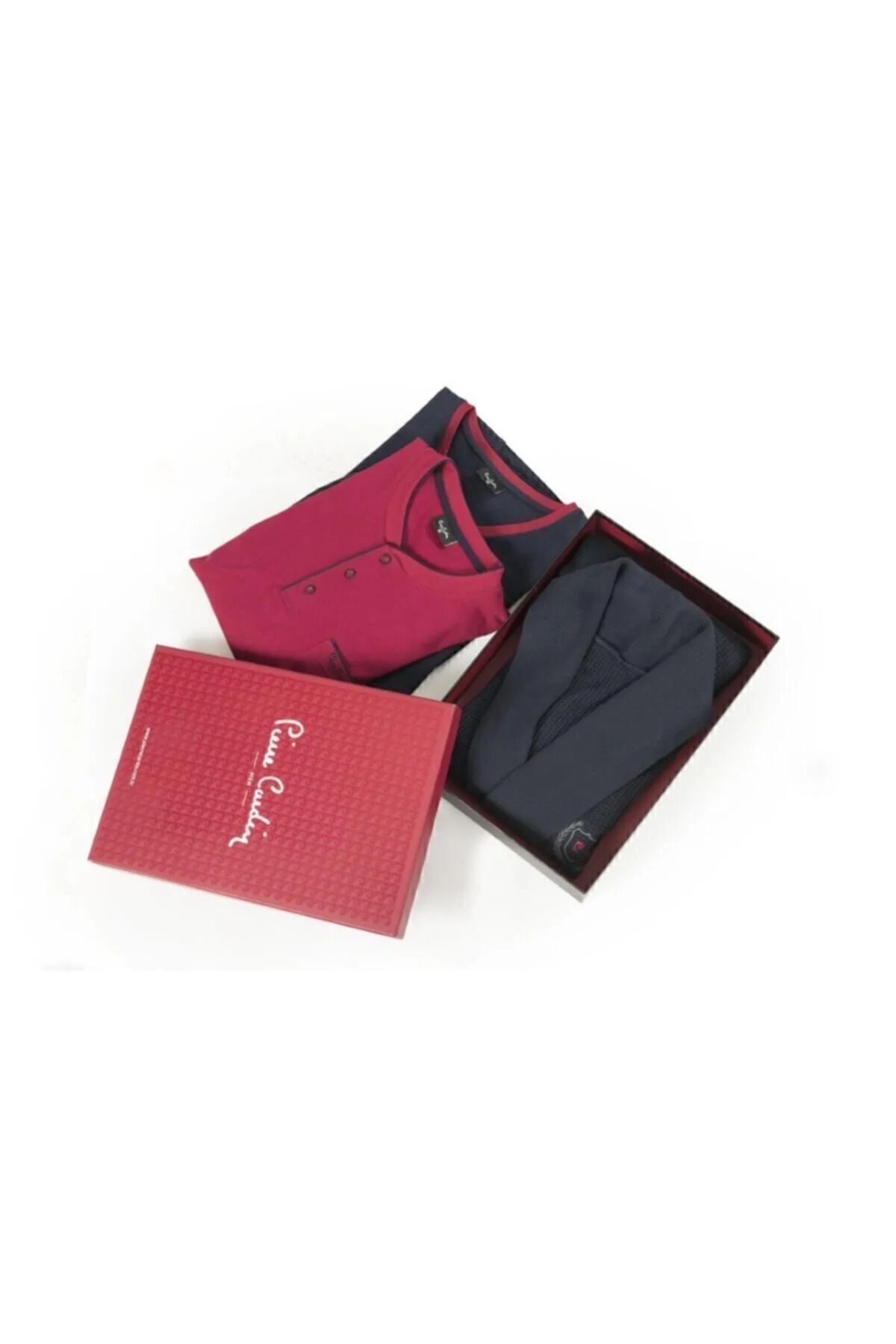 ست پیژامه و لباس خواب مردانه راسته فاق نرمال آستین بلند | پیر کاردین Pierre Cardin Q5.U.5O.K9.K.A5.P.C - تصویر 4