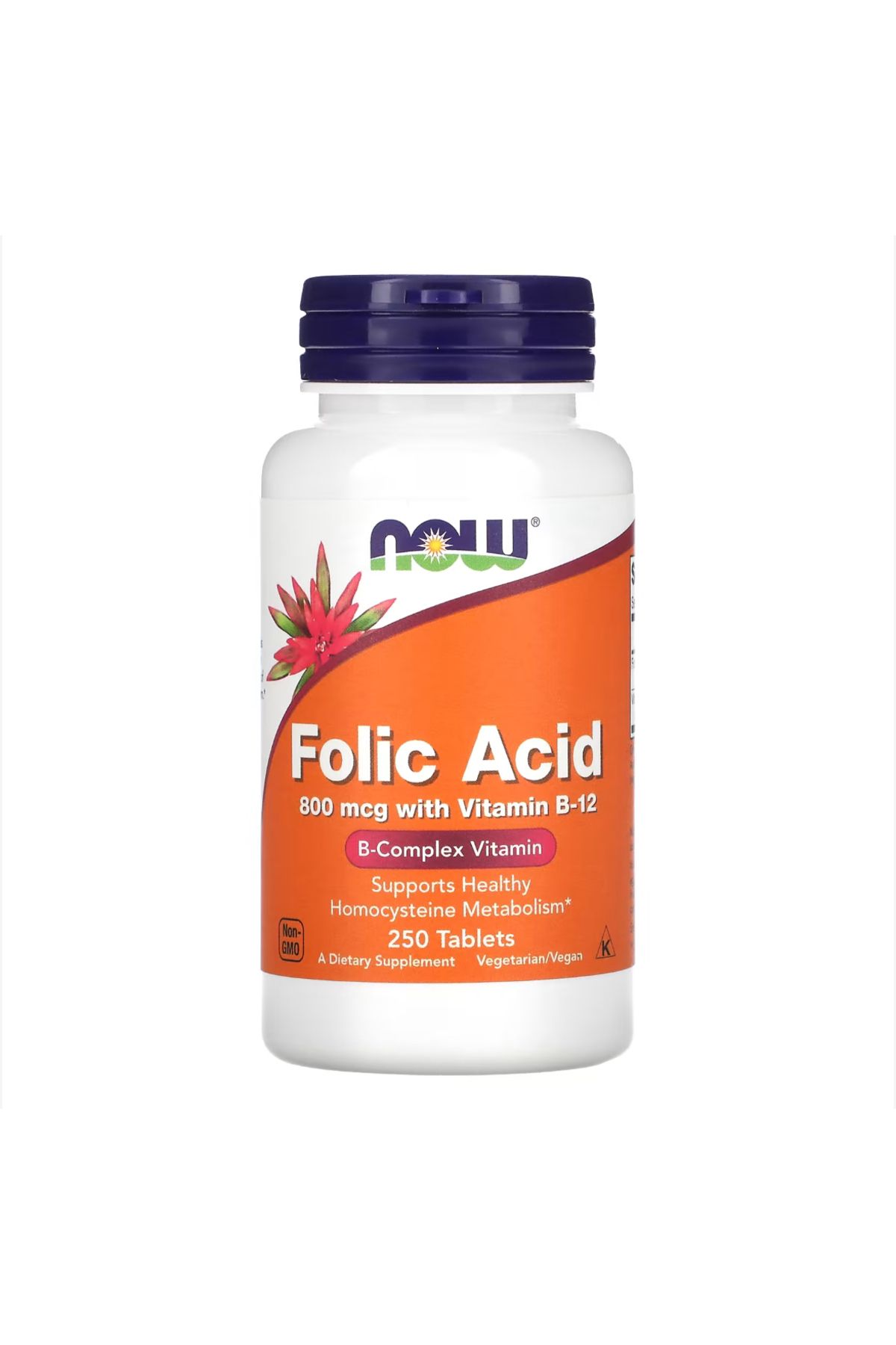 Now Foods Folic Acid, 800 mcg, 250 Tablets us.748