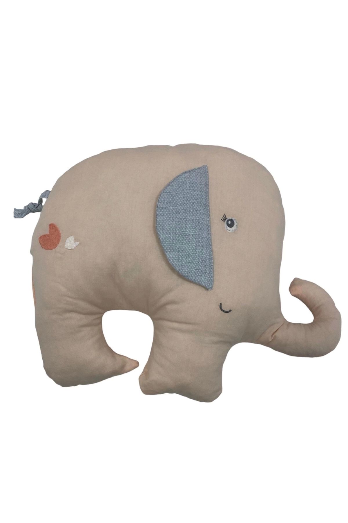 Bibaby-Biorganic Chubby Elephant Pillow 72227 Salmon 1