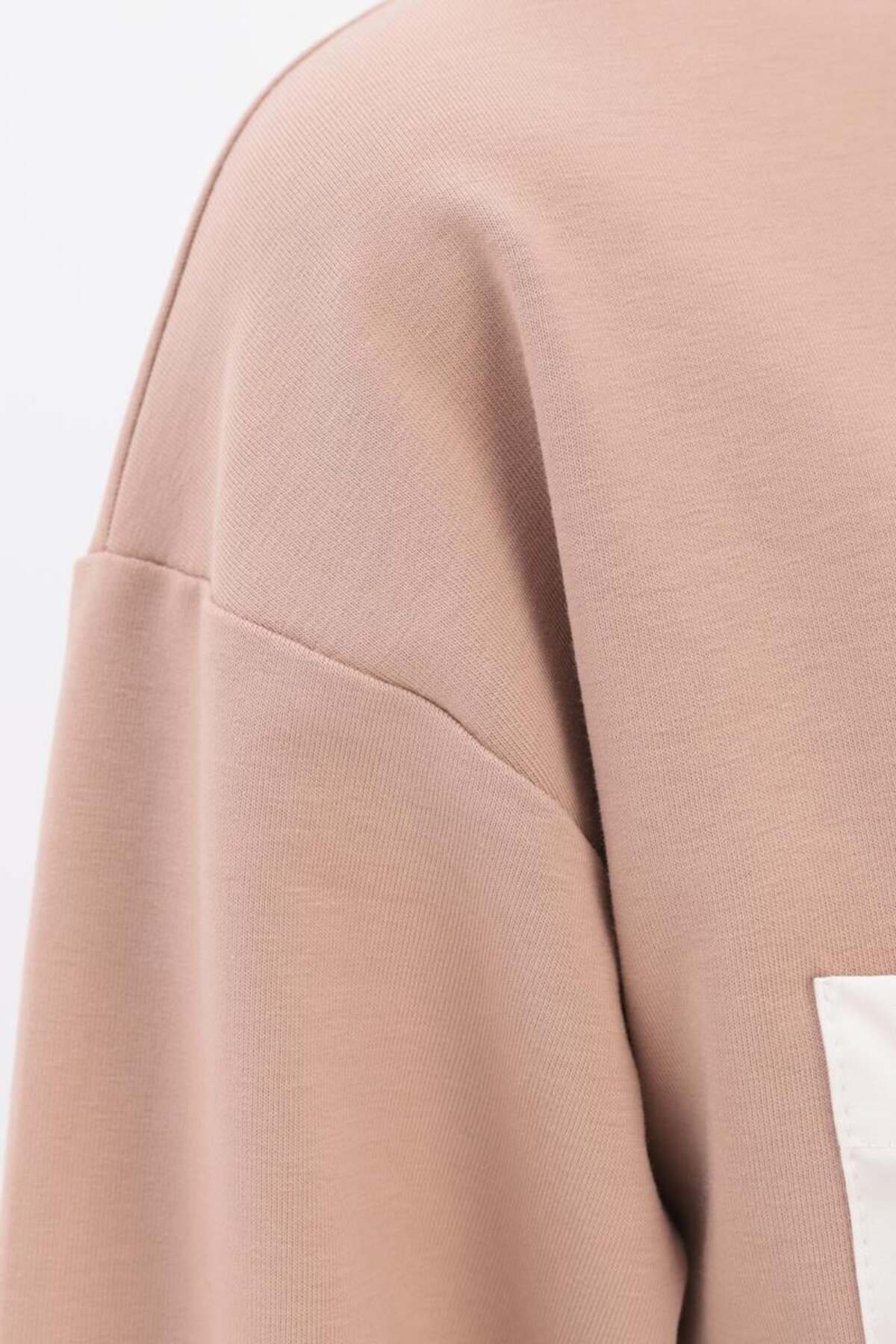 ALLDAY-Beige-Side Stripe Tracksuit Set 4
