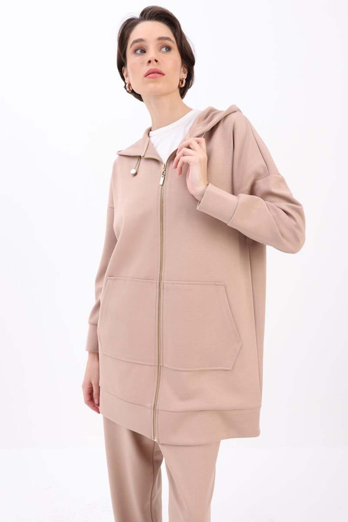ALLDAY-Mink-Canguru Pocket Tracksuit Set 1
