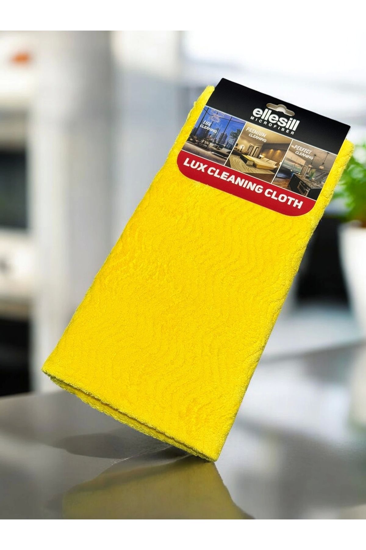 Yüksek Emici Mikrofiber Kurulama Bezi Sarı 40x40 Cm - Soft Luxe