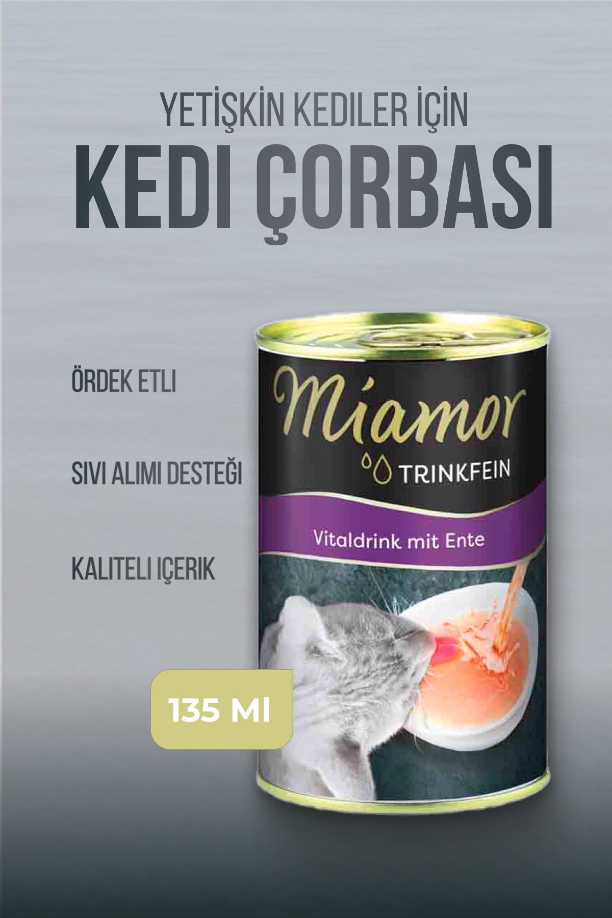 Miamor Ördekli Kedi Çorbası 135 ml