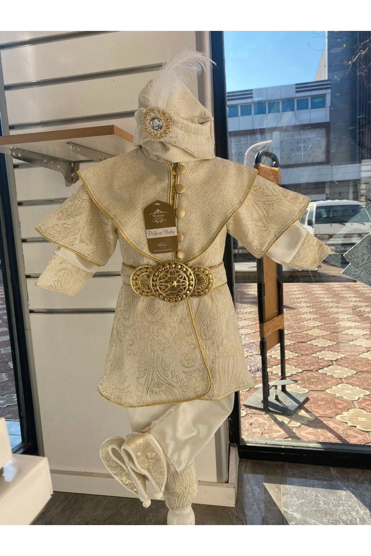 Petite Ponpon Baby Erkek Bebek Mevlütlük Sünnetlik Sünnet Kıyafeti Erkek Çocuk 1 yaş Bebek hediye fotoğrafı 5 (önizleme)