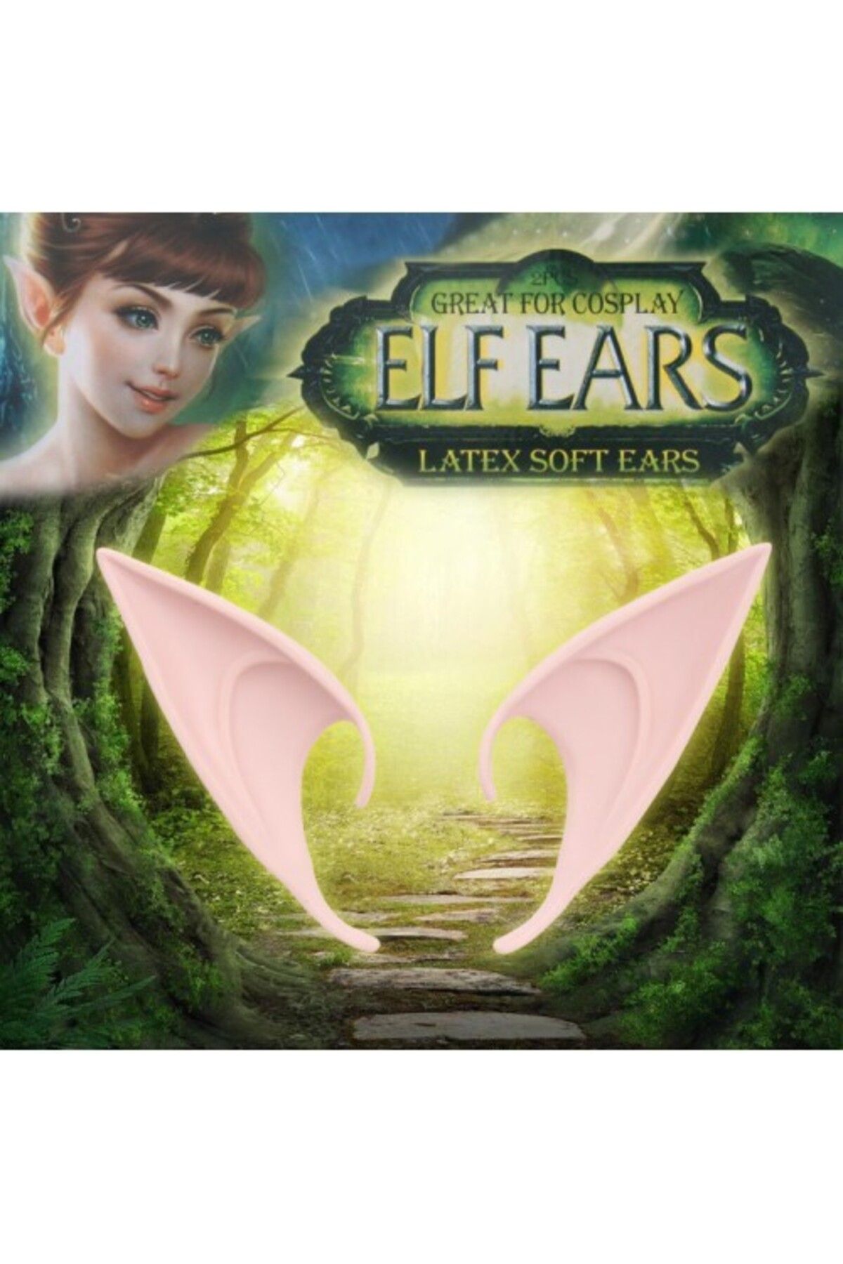 hunner-1 Pair of Latex Elf Ears Made of Soft Material 4