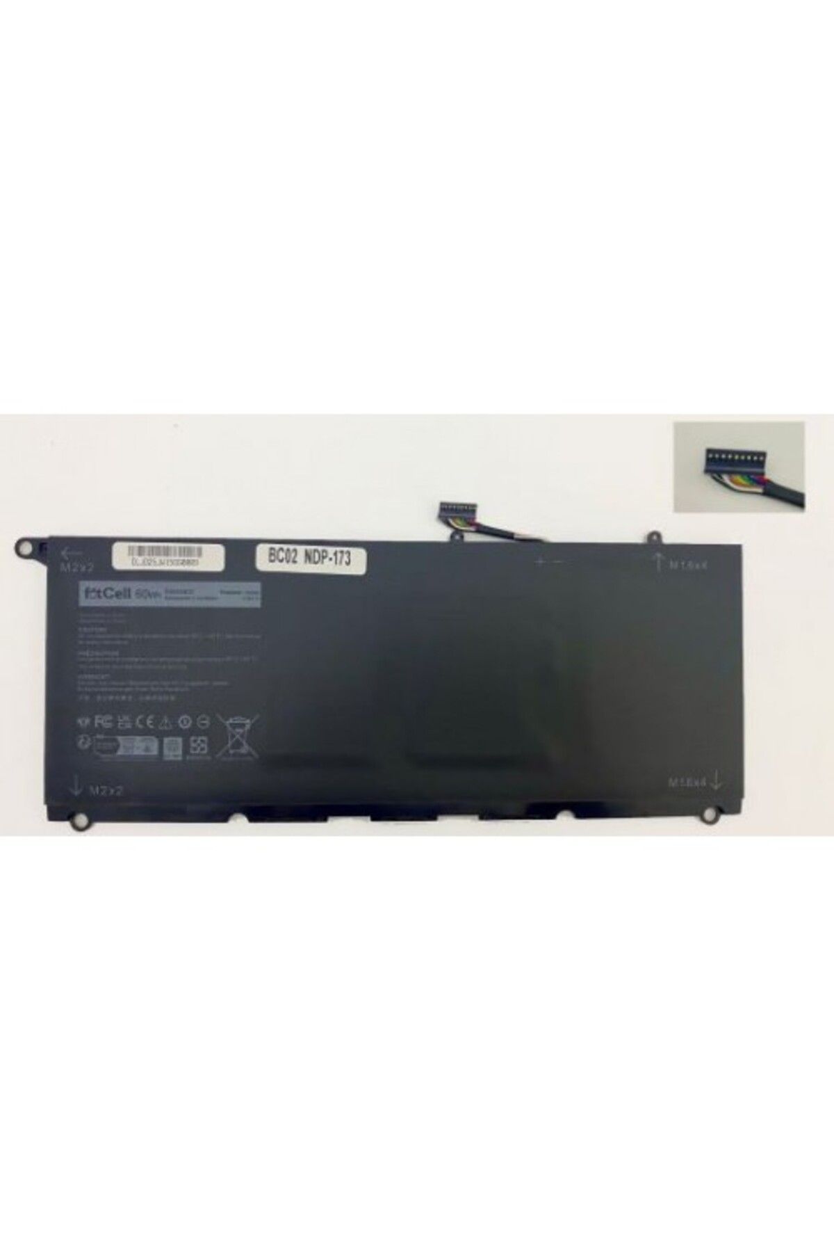 FITCELL Dell Xps 13 9350 , 90V7W 0N7T6 uyumlu Notebook batarya - pil