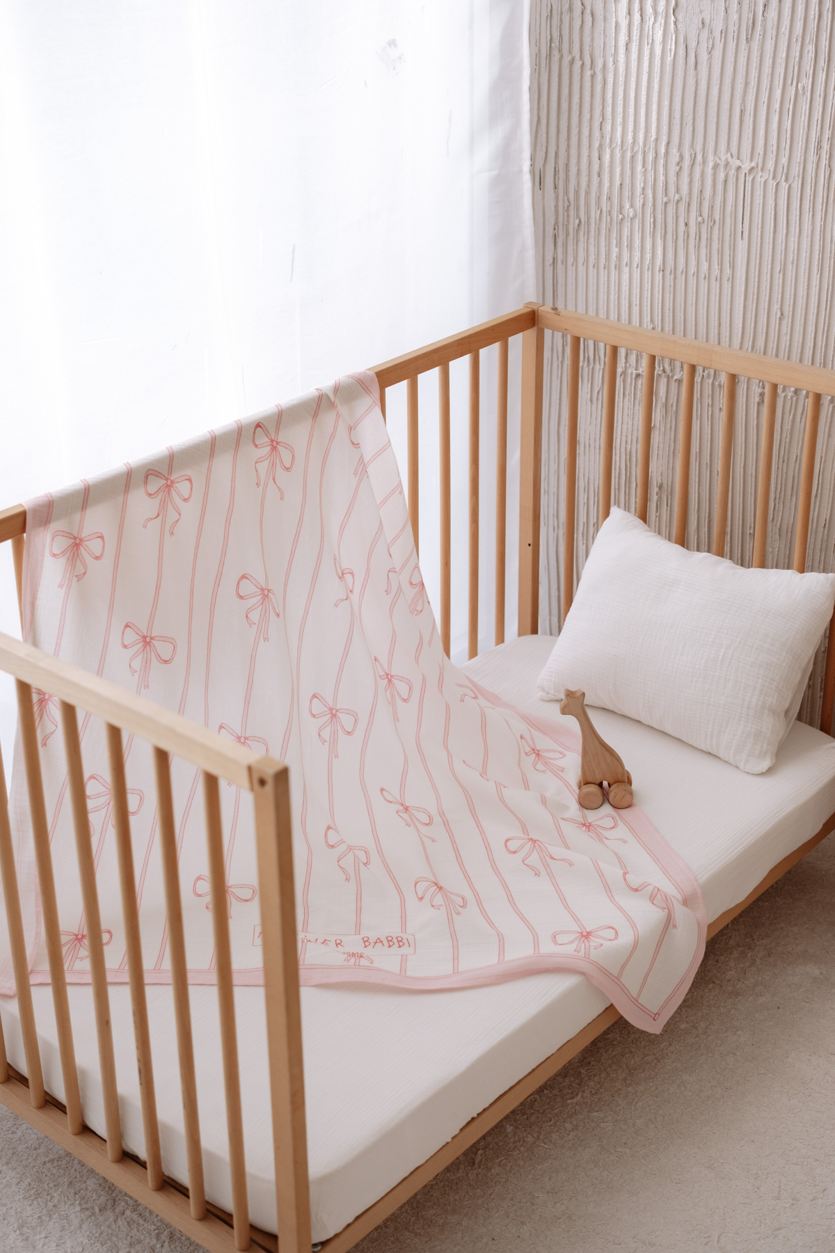 Atelier Babbi 4'LÜ YENİDOĞAN SETİ - KURDELE / PEMBE fotoğrafı 5 (önizleme)