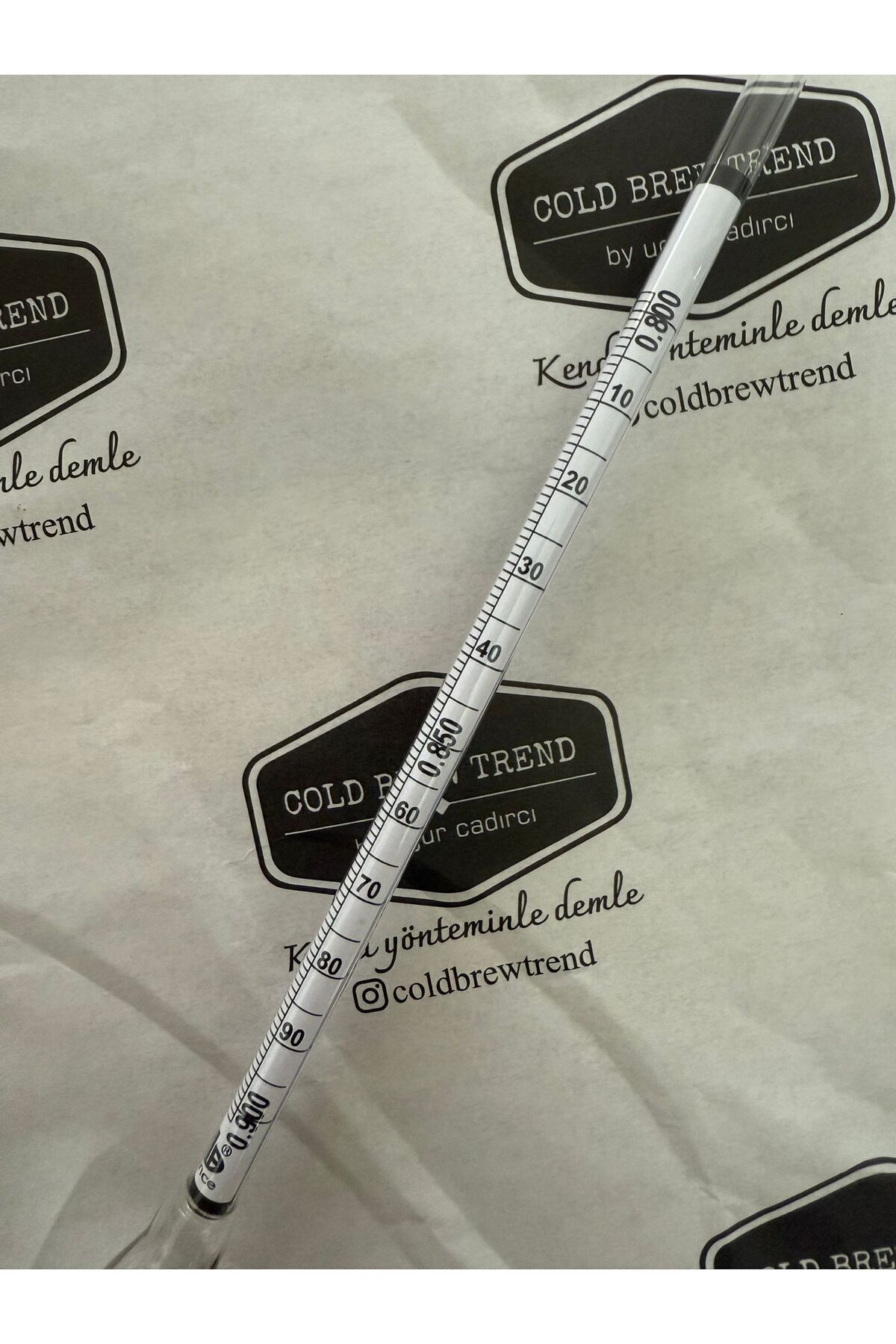 COLD BREW TREND by ugur cadirci Dansimetre 800-900 - Kesafet - Yoğunluk Ölçer - France 0.800-0.900 gr/cm3  (Motorin)