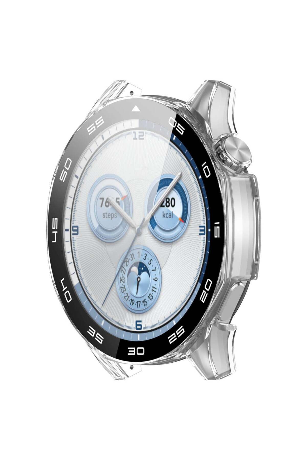 bbtech-Huawei Watch Gt5 46 mm - 9H Tempered with Dial Glass Screen and Case Protector Full Protection 1