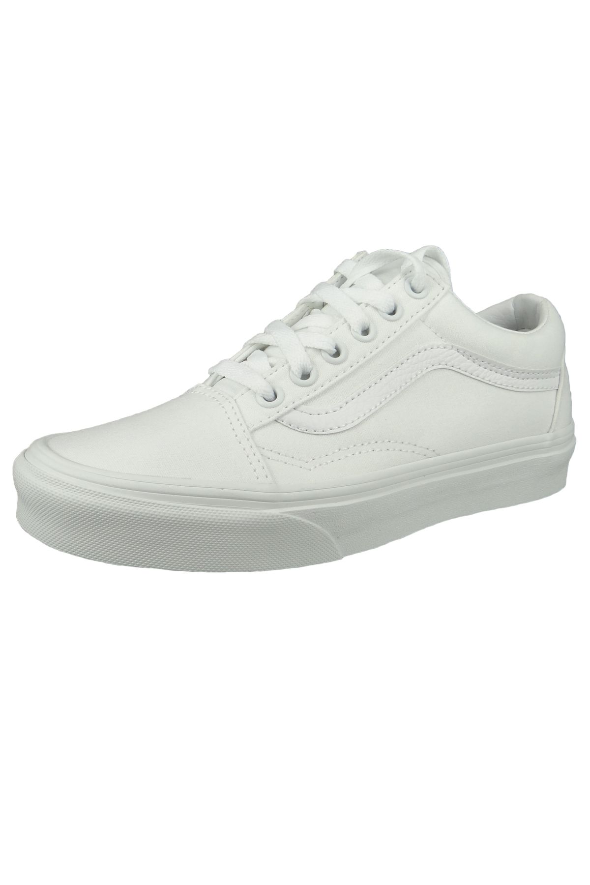Vans-Damen Sneaker Low Old Skool D3HW00 Weiß true white Textil 2