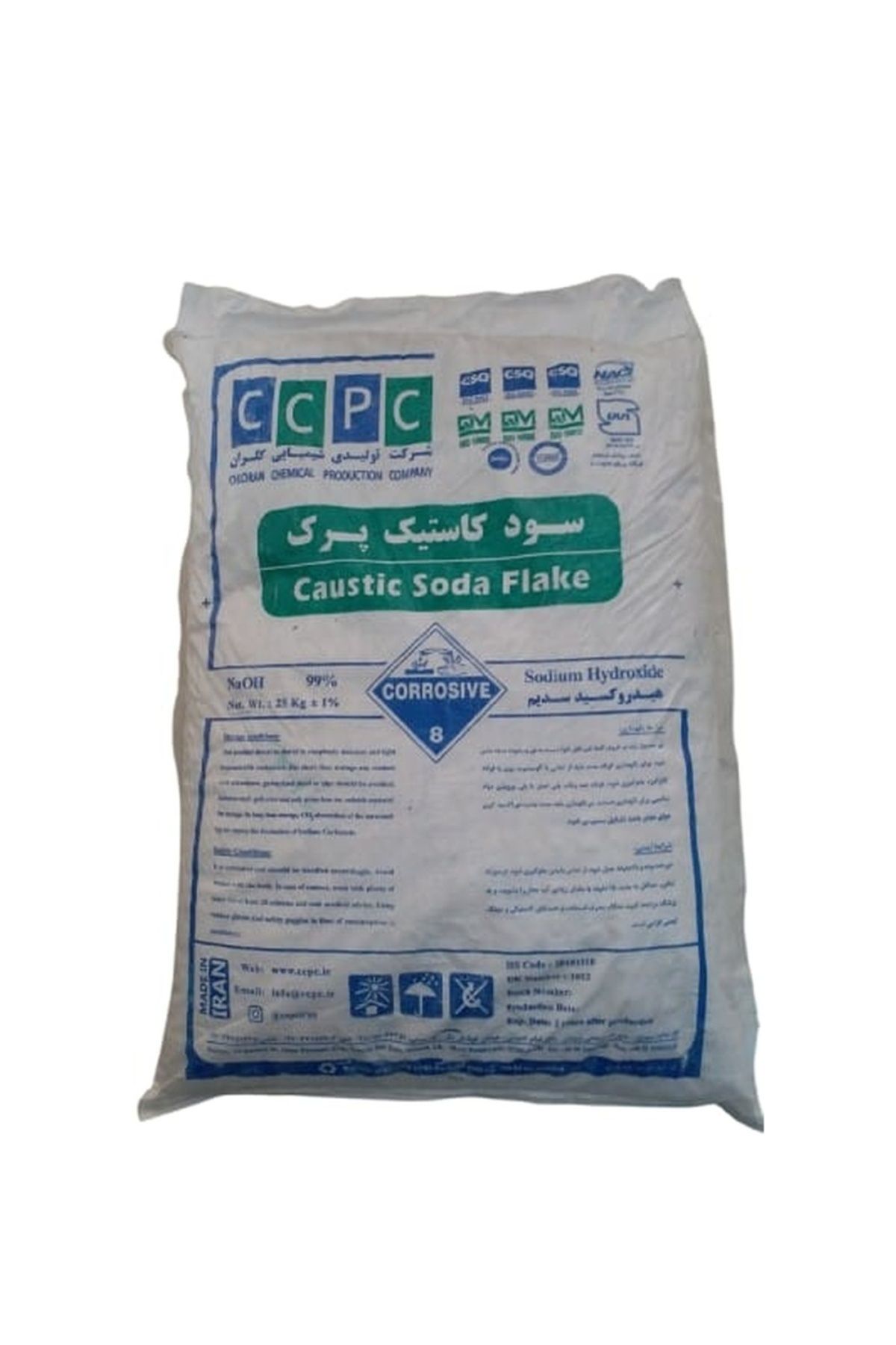 CCPC Payet Kostik Soda Lavabo Açıcı 25 Kg