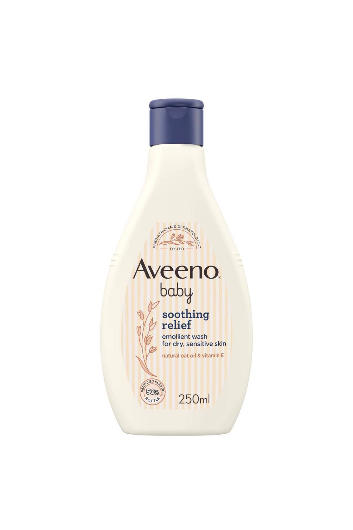 AVEENO-250ml Baby Soothing Relief Emollient Wash 1