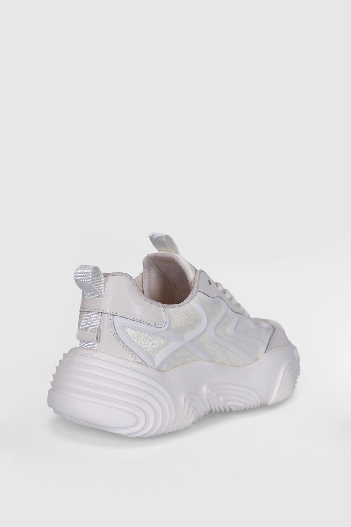 Lufian-Pantofi sport confortabili ortopedici pentru bărbați Tenis casual alb/alb 2