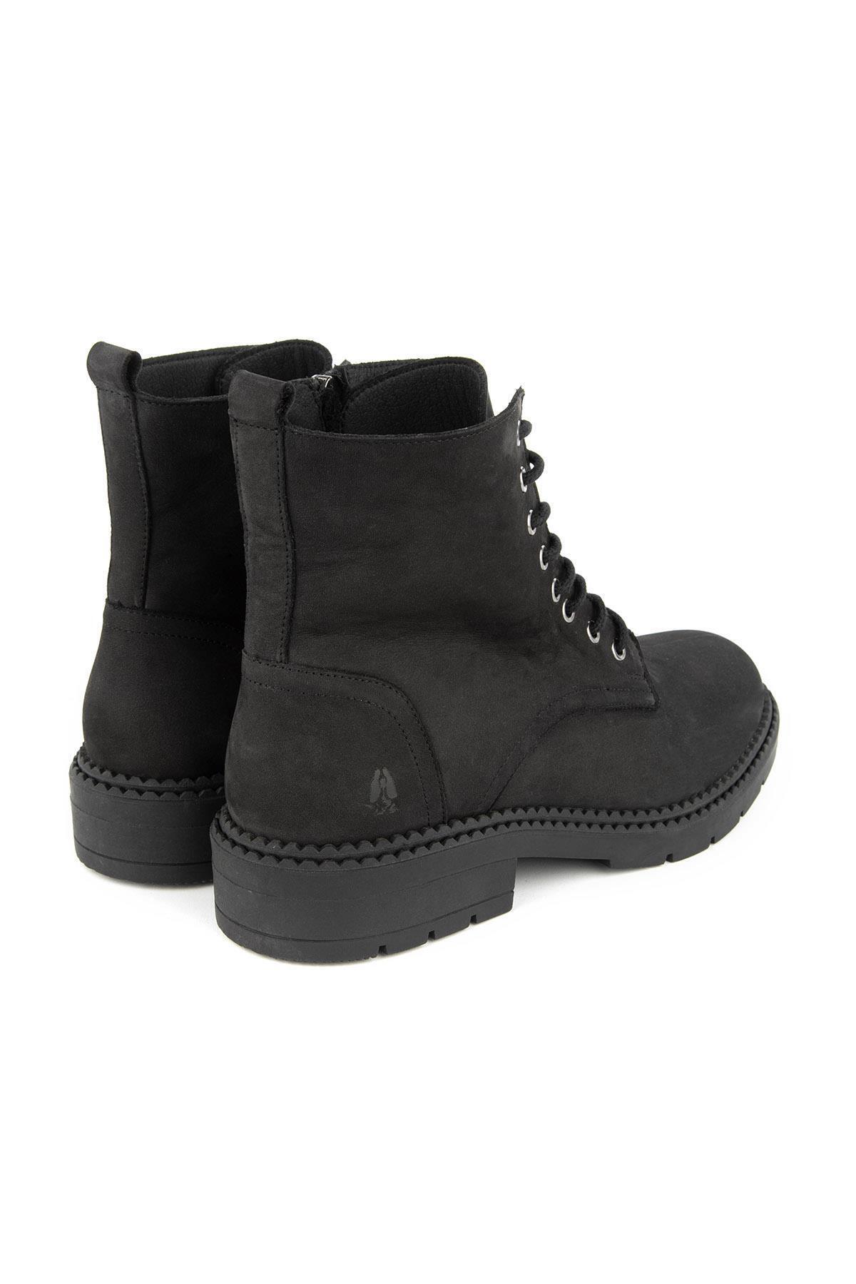 Hush Puppies-أحذية رجالية - Nubuck Black Heilig 5