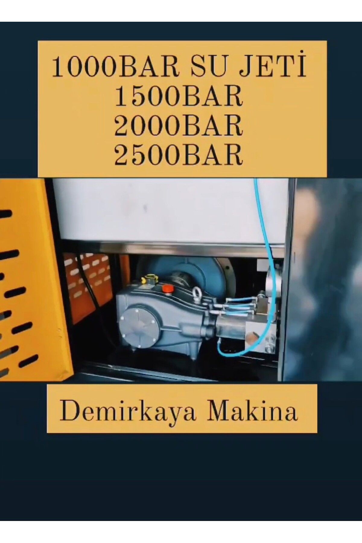 Demirkaya makina 1000 BAR SU JETİ