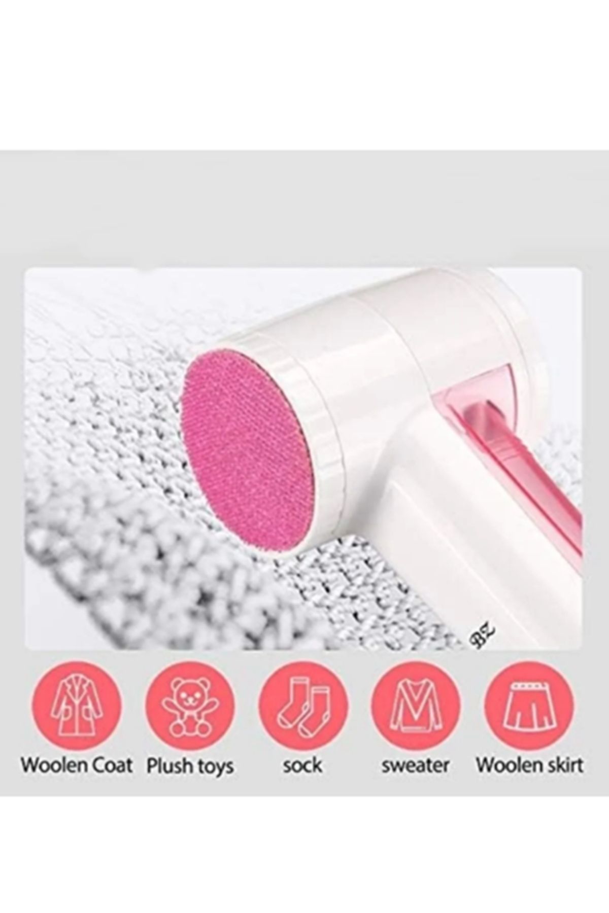 gaman-Wireless Handheld Clothes and Lint Removal Tool with 3 Replaceable Brush Heads 2