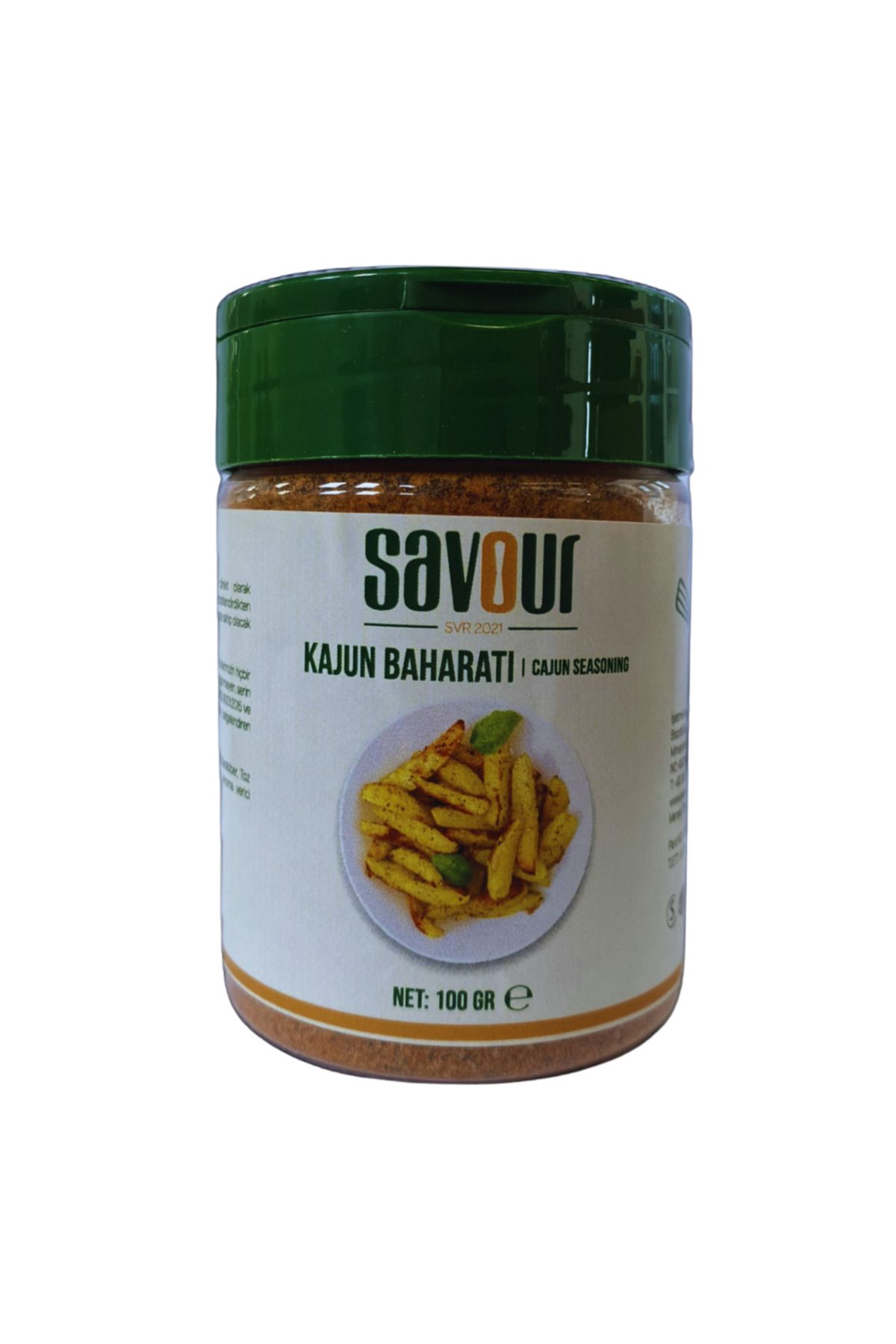 SVR KAJUN BAHARATI - 100 GR ( TUZLUKLU PET )