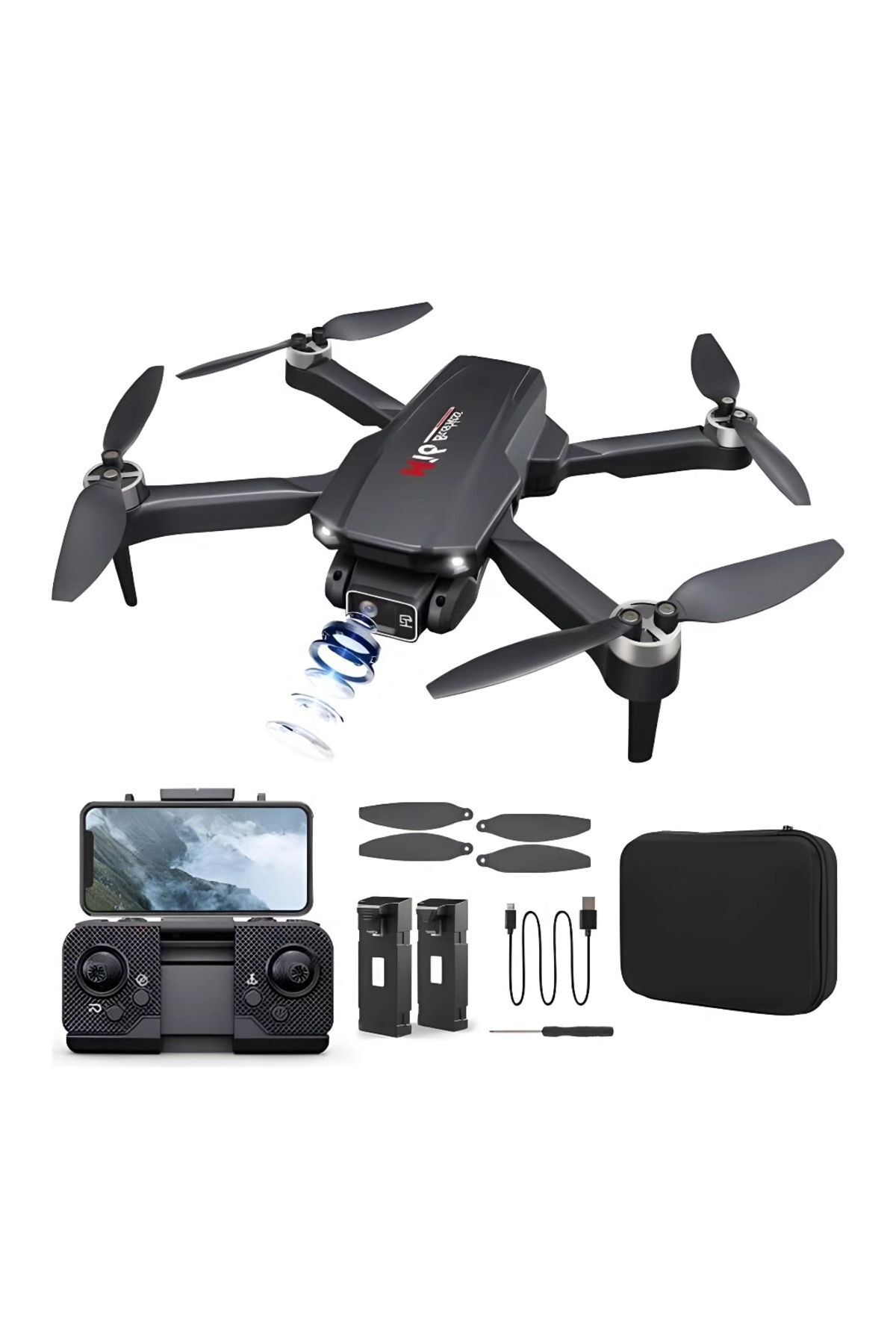 GUNTRADE H16 1080p Hd Fırçasız Motorlu Süper Başlangıç Dronu