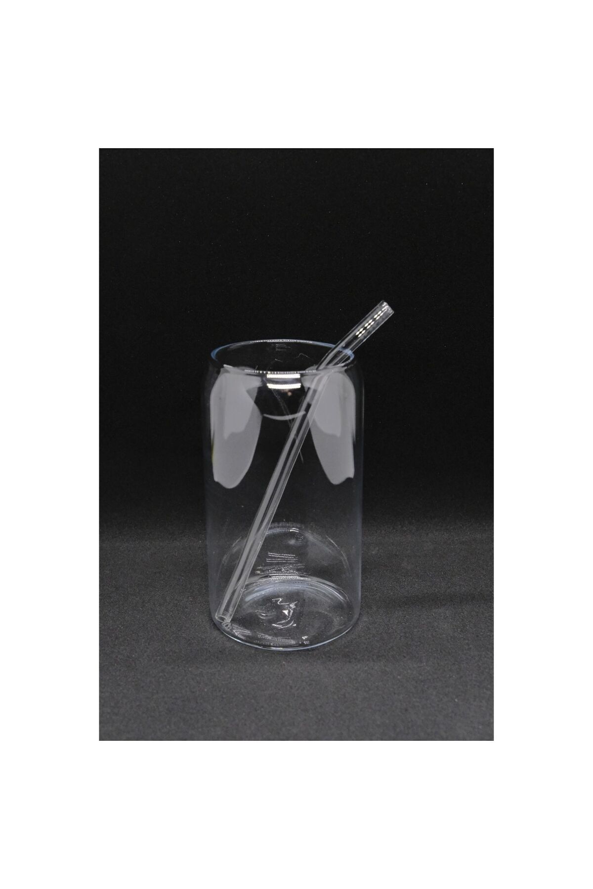 ZucciHome-2 Pieces of 330 ml Borosilicate Glass Glass Cup with Straw - Coffee and Presentation Cup - Ideal for All Drinks 3