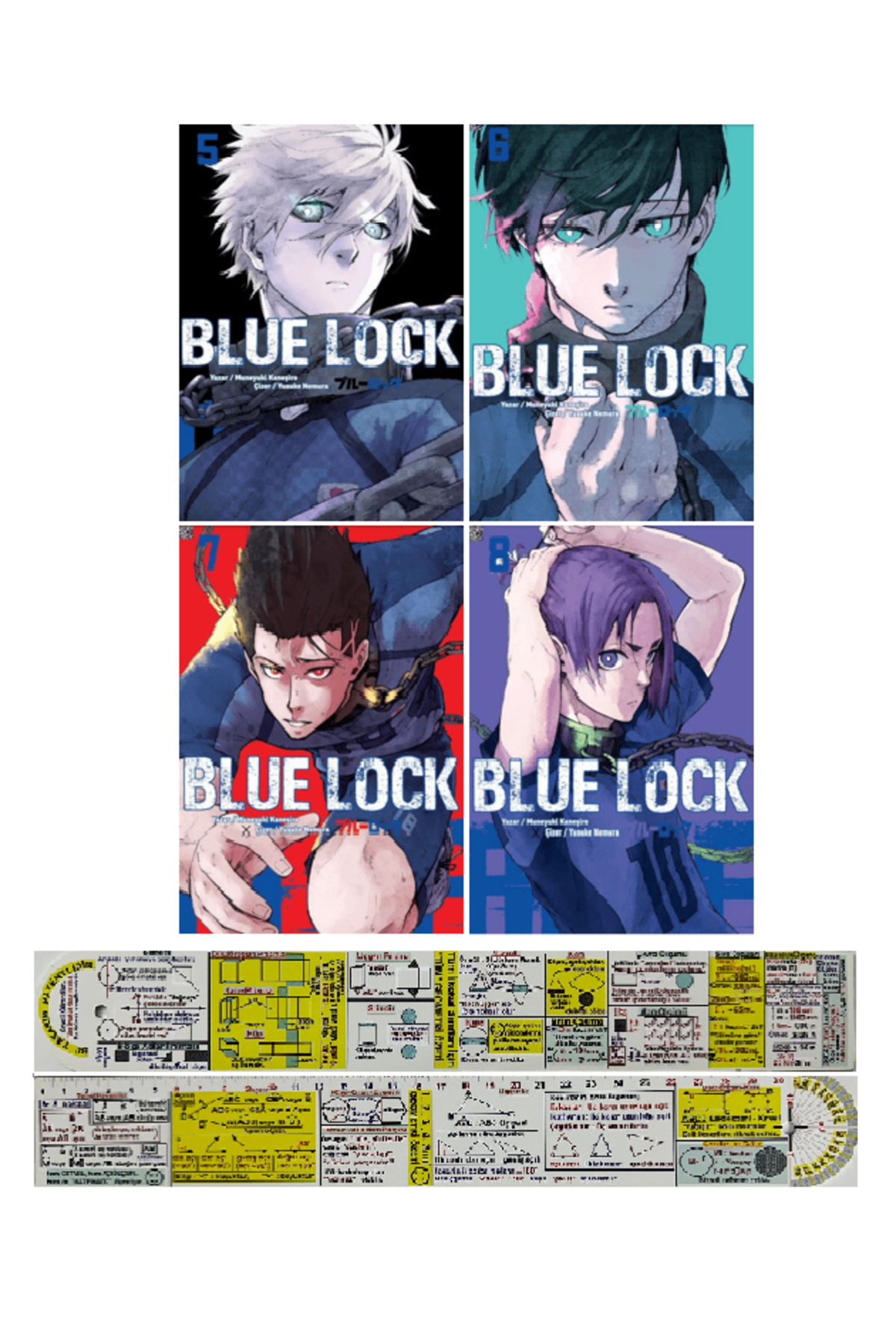 Komik Şeyler Blue Lock 5-6-7-8. Ciltler Manga Seti - Fiyatı, Yorumları